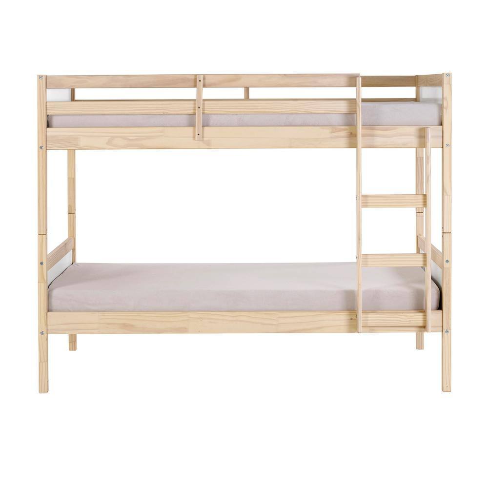 Alaterre Furniture  MOD White Twin Over Twin Bunk Bed