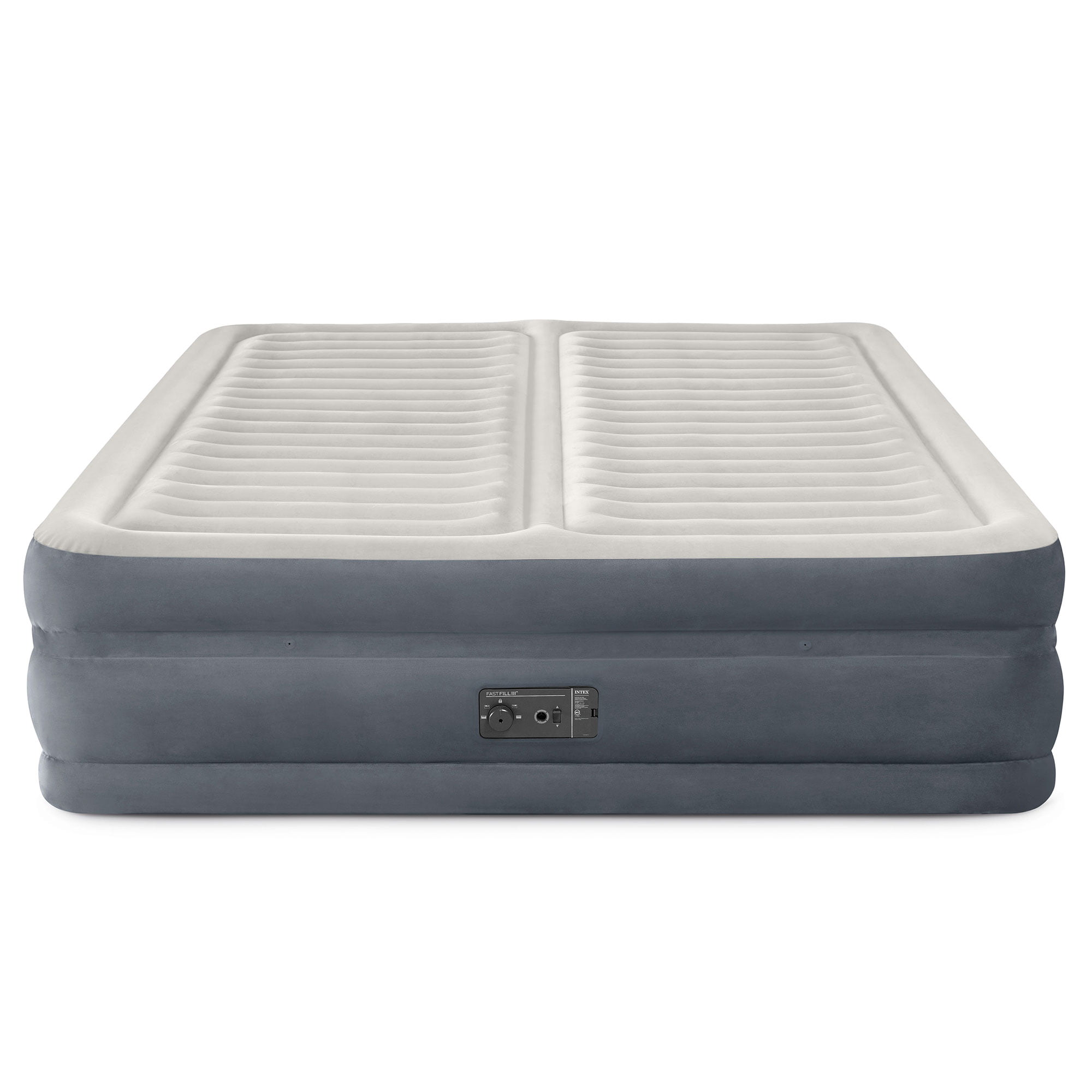 Intex 64953E Deluxe Dual Zone 22″ King Air Mattress with Built In Air Pump