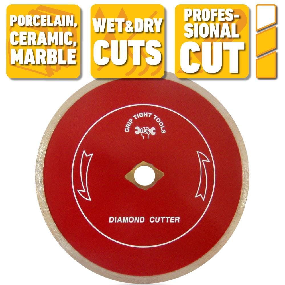 Grip Tight Tools Professional 7-in Wet/Dry Continuous Rim Diamond Saw Blade
