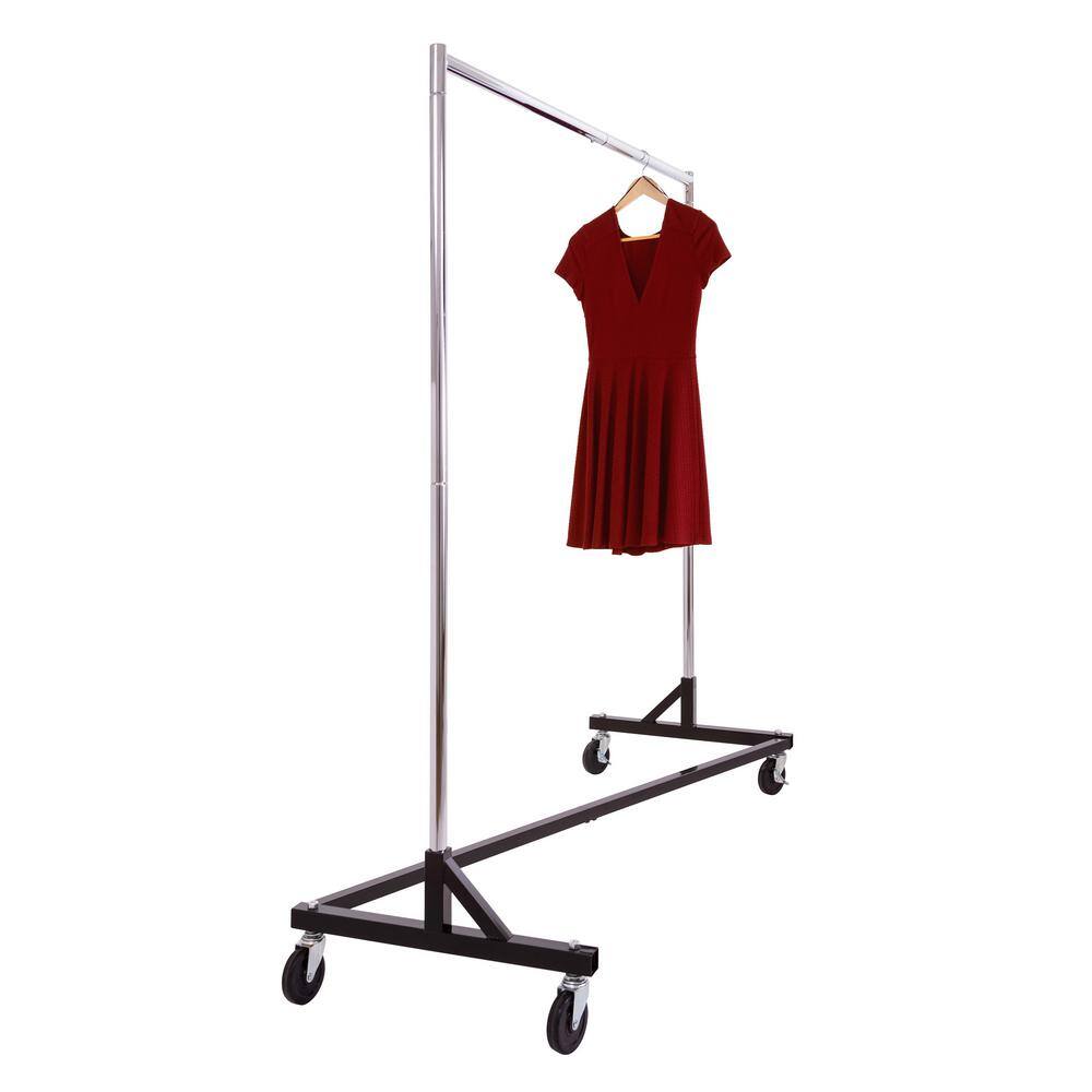 Econoco RZK/8 Chrome Steel Clothes Rack 64 in. W x 70 in. H
