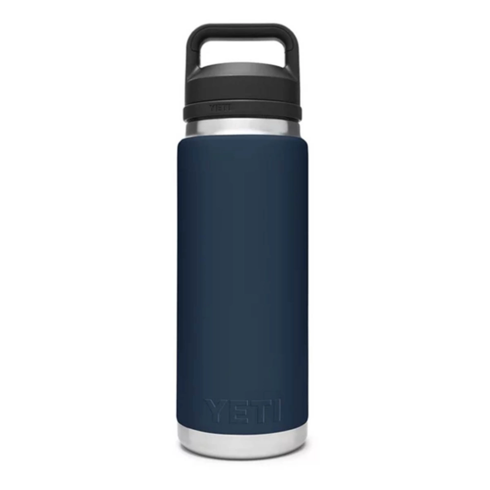 YETI Rambler 26 oz Bottle. Vacuum Insulated. Stainless Steel with Chug Cap. Navy