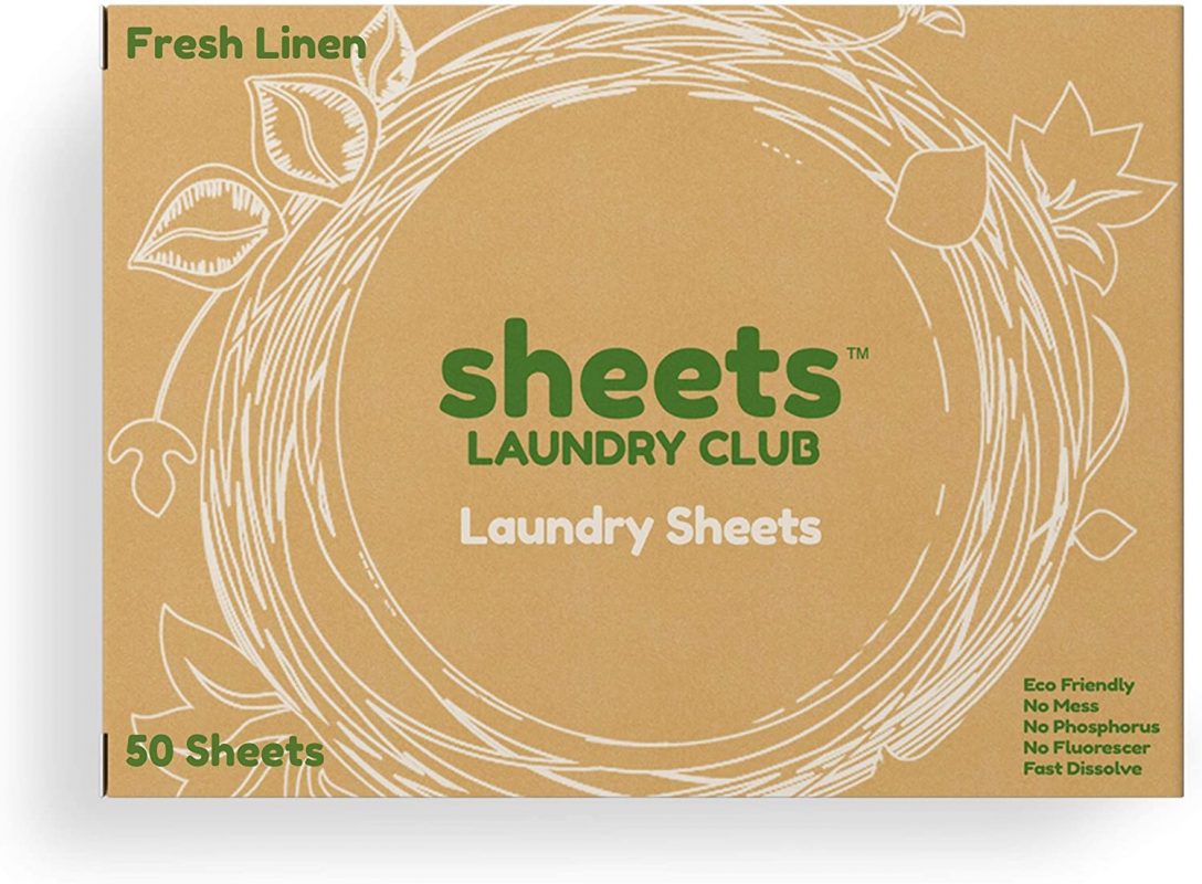 Sheets Laundry Club Laundry Detergent Sheets. Fresh Linen. 50 Sheets