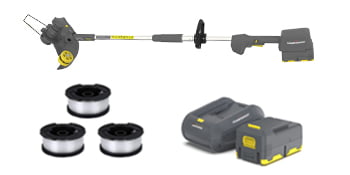 PowerSmart 40V Cordless String Trimmer with 4.0 Ah Battery and Charger DB2603