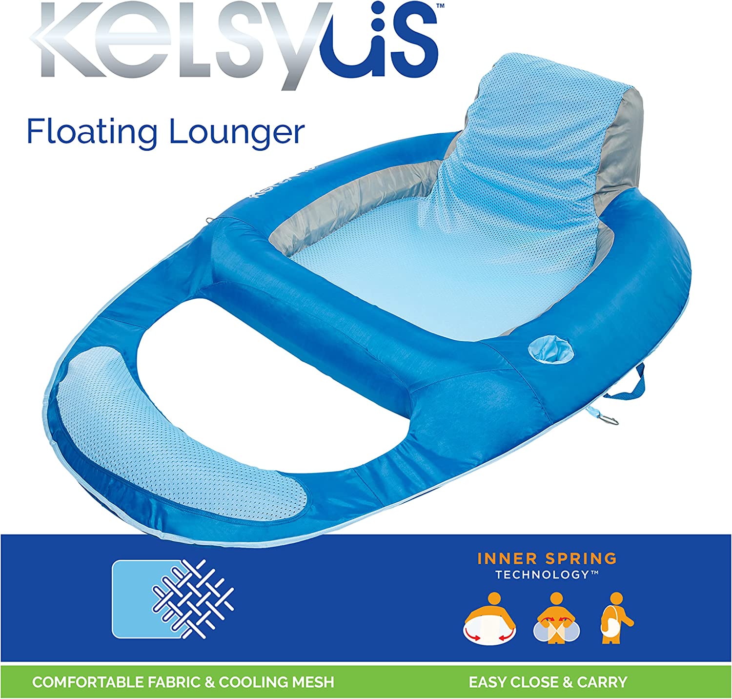 Kelsyus Floating Lounger Pool Float