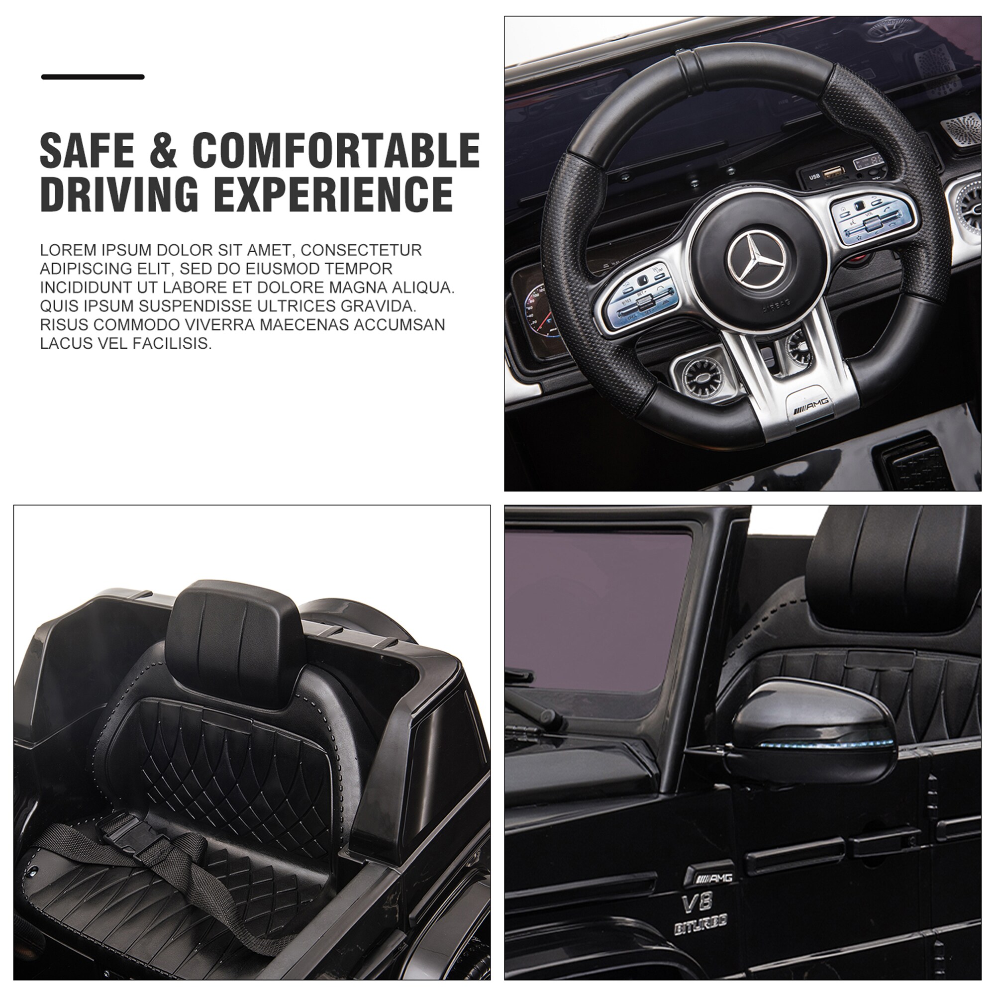 TOBBI 12-volt Cars (Battery & Charger Included)