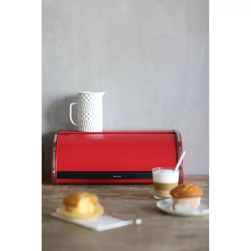 Brabantia 484001 Roll Top Bread Box. Passion Red