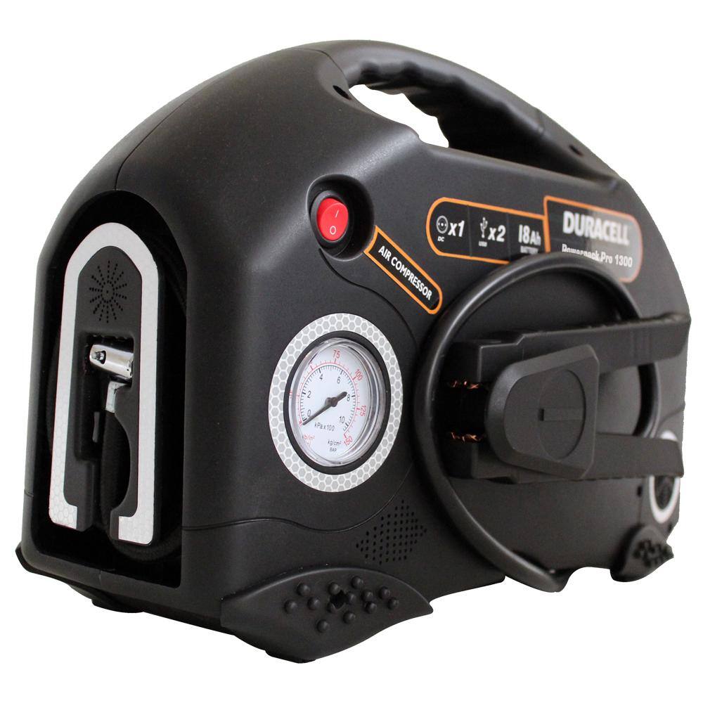 Duracell DR1300PWR PowerPack Pro 600-Watt Jump Starter Inverter and Air Compressor