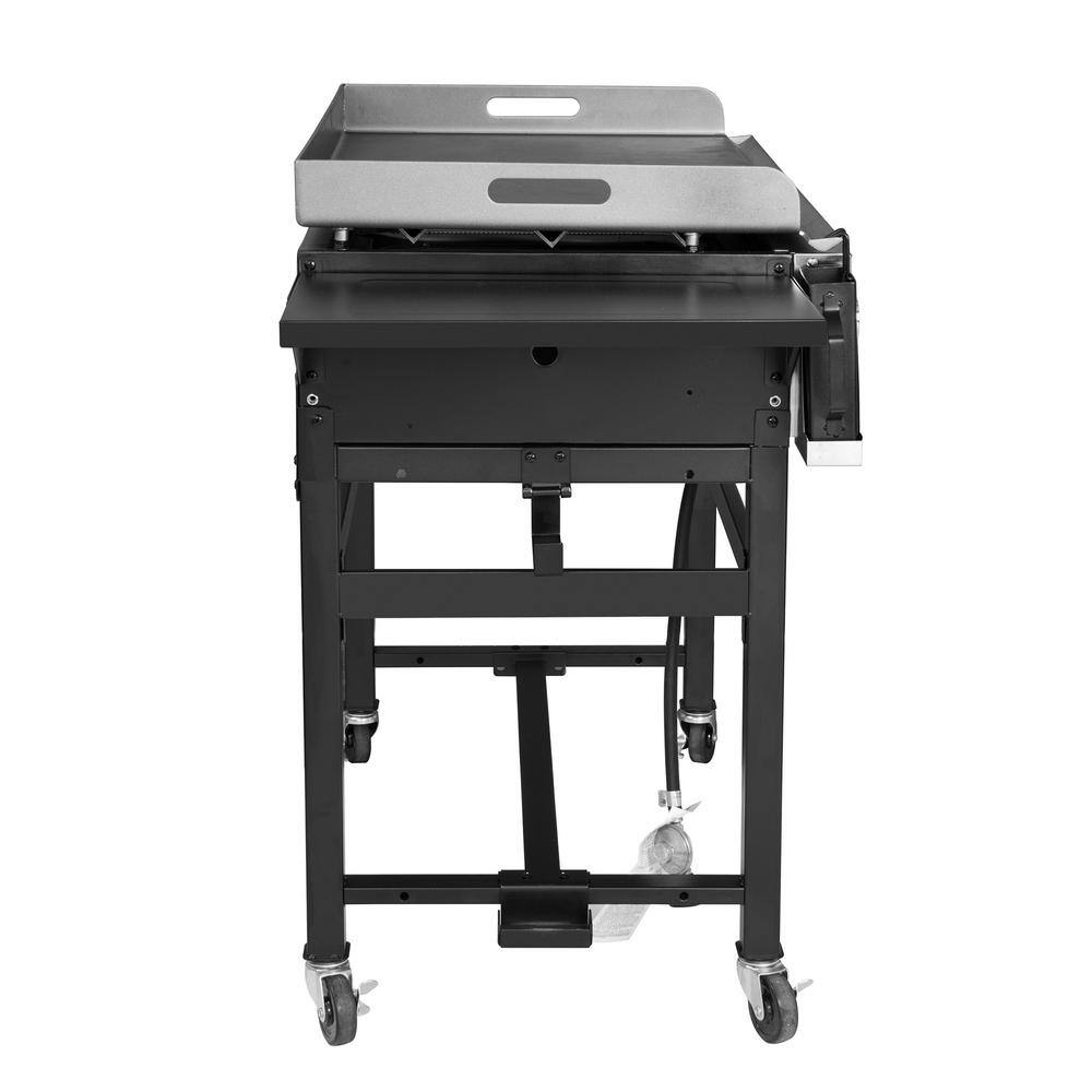 Royal Gourmet GB4001B 4-Burner Propane Gas Grill Griddle for Outdoor Cooking in Black