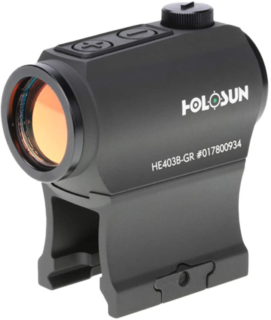 HOLOSUN HE403B-GR Elite Micro Green Dot Sight LED 2 MOA With Low Profile Mount