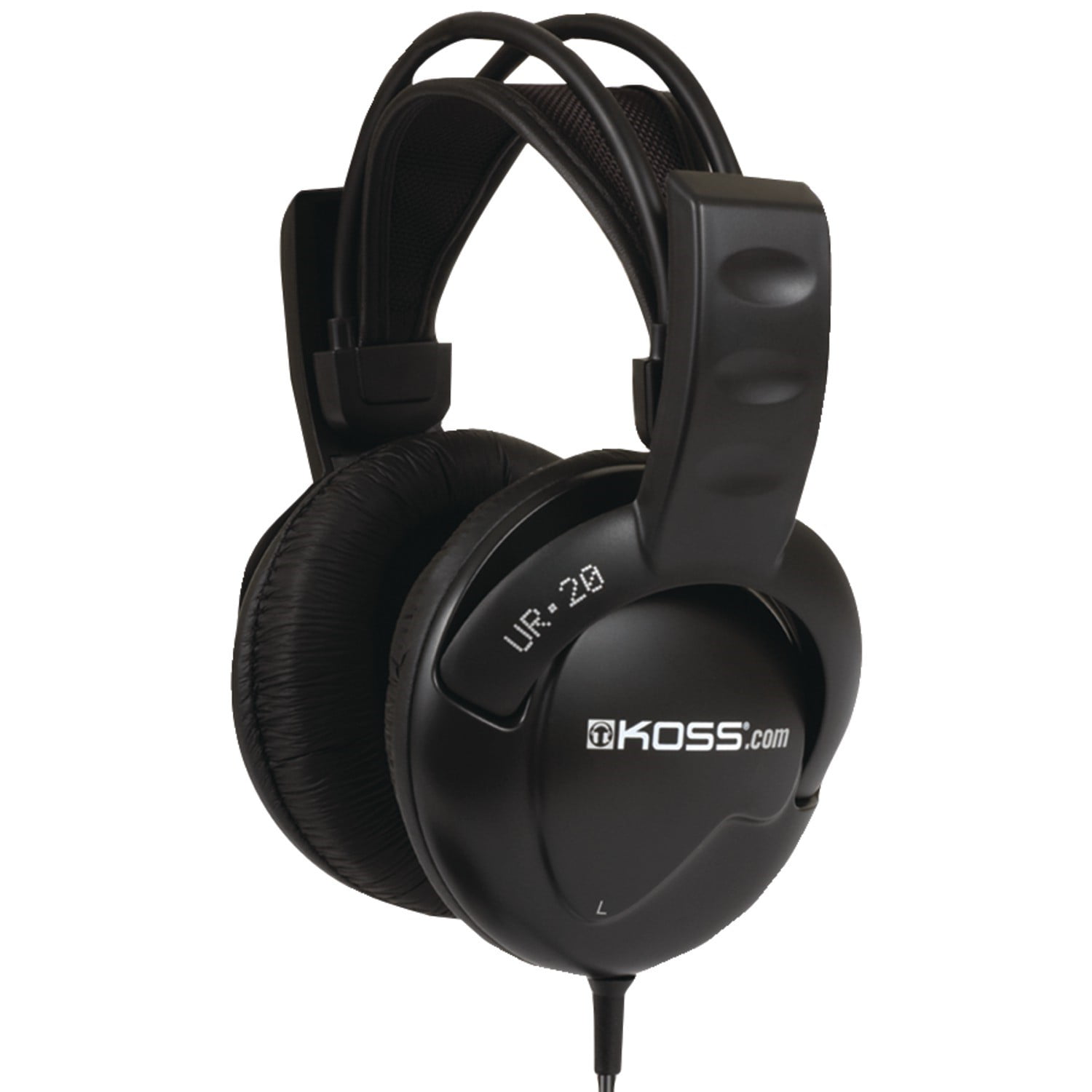 Koss Noise Isolating Over-Ear Headphones. Black. Ur20