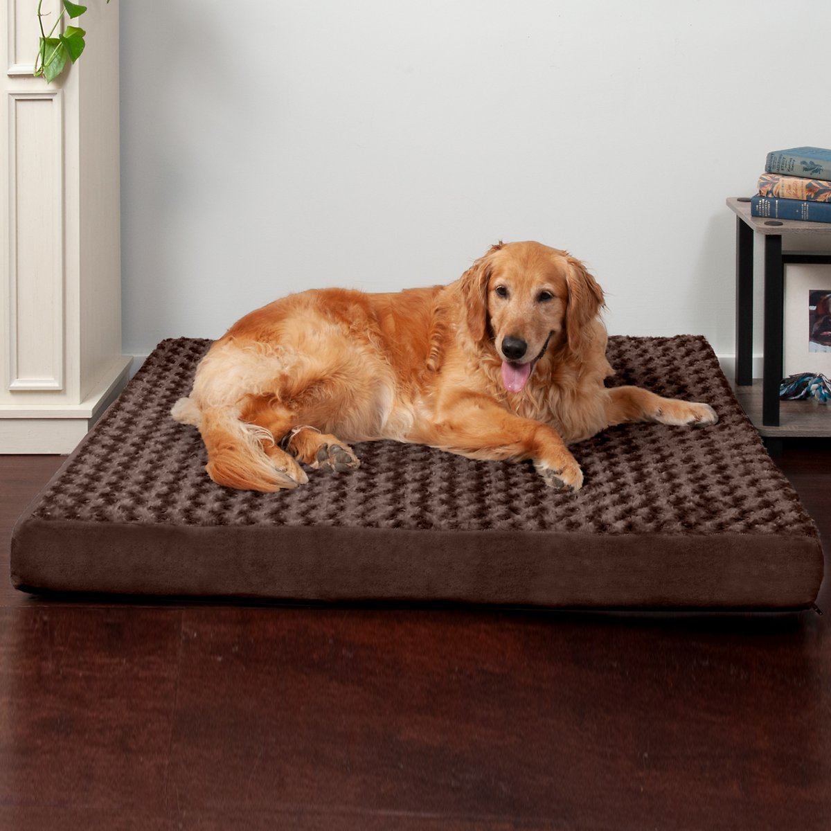 FurHaven NAP Ultra Plush Orthopedic Deluxe Cat & Dog Bed w/Removable Cover. Chocolate