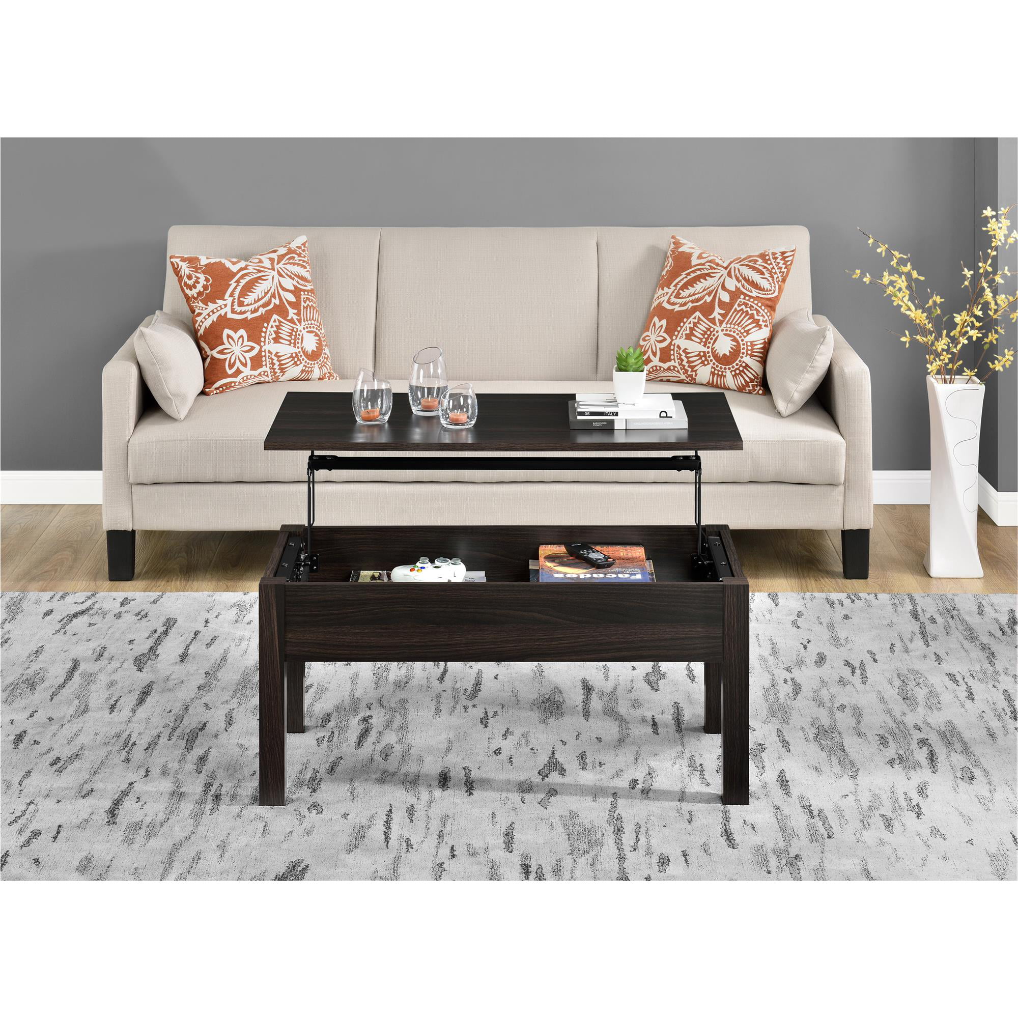 Mainstays Lift Top Coffee Table. Espresso