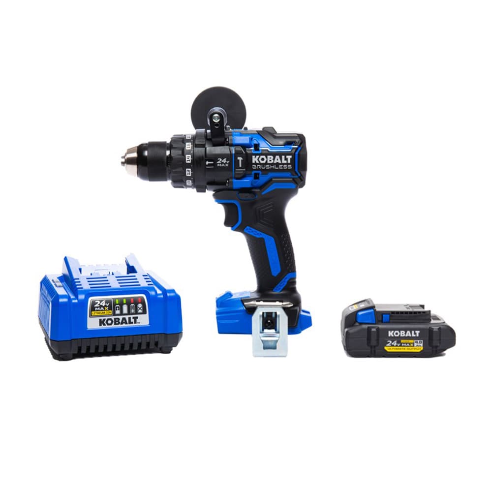 Kobalt XTR 1/2-in 24-volt Max Variable Speed Brushless Cordless Hammer Drill (1-Battery Included)