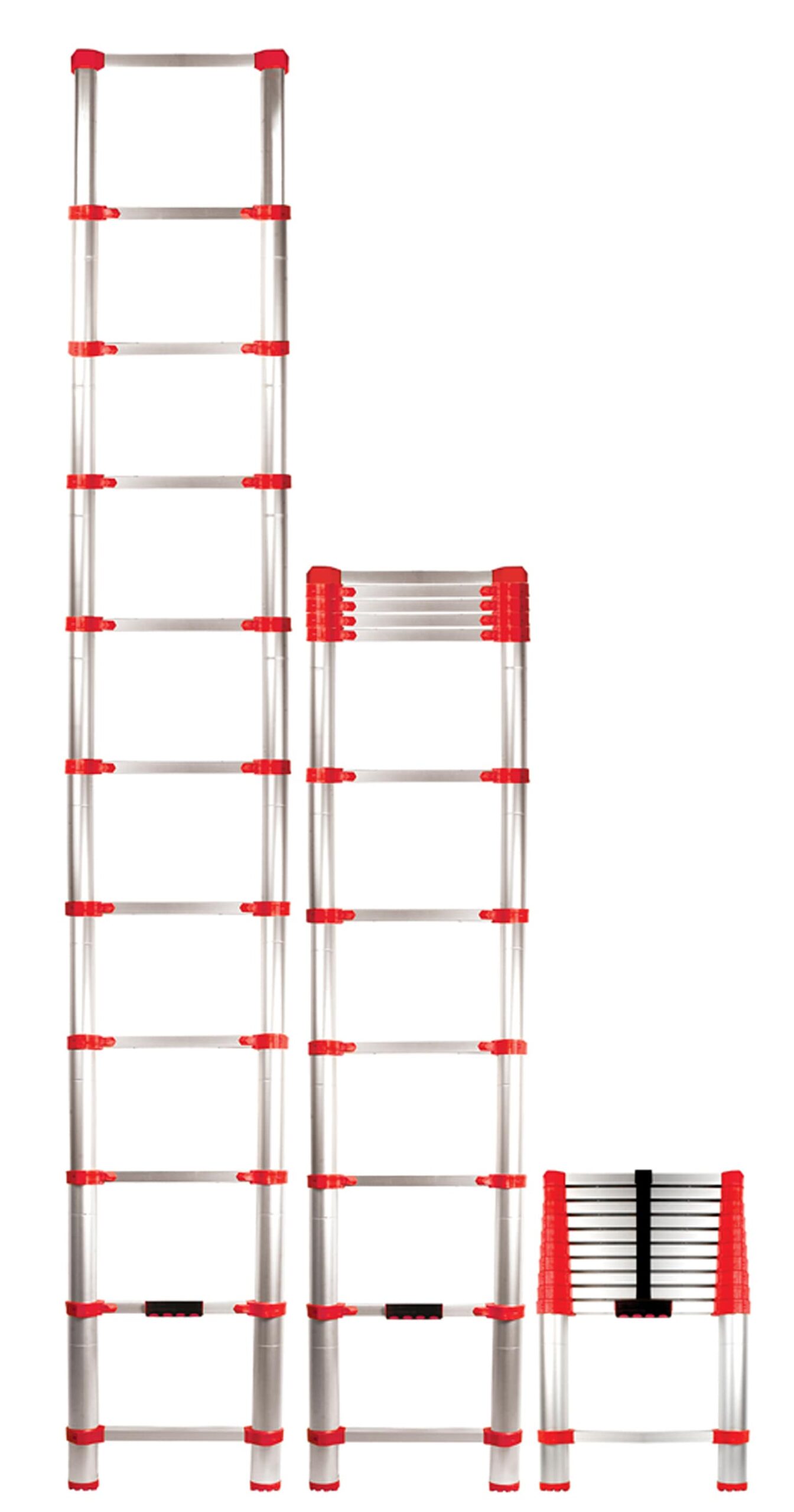 Xtend+Climb Home Aluminum 10.5-ft Type 1- 250-lb Capacity Telescoping Extension Ladder