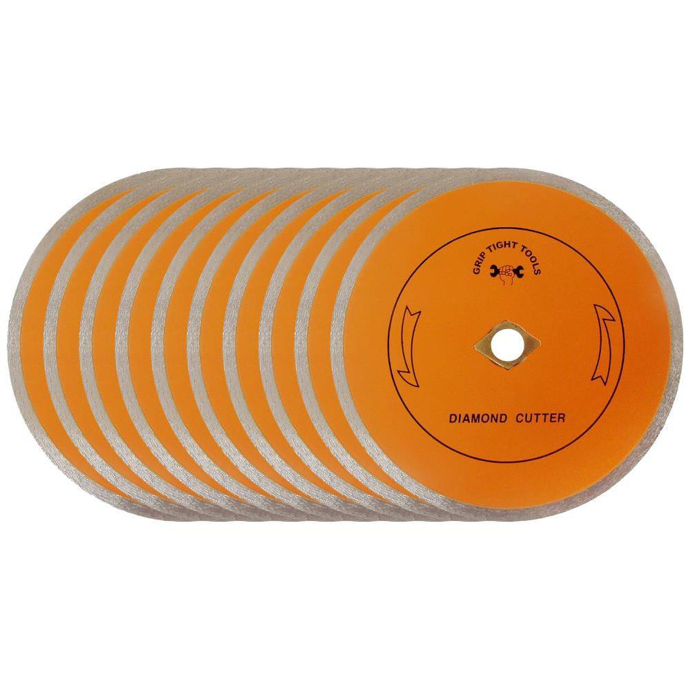 Grip Tight Tools Classic 10-in Wet/Dry Continuous Rim Diamond Saw Blade