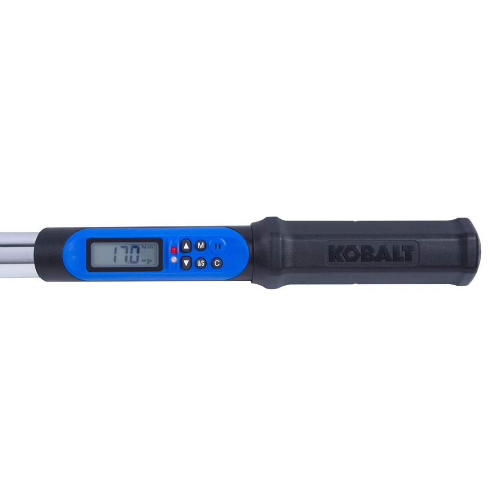 Kobalt 3/8-in Drive Digital Torque Wrench (5-ft lb to 100-ft lb)