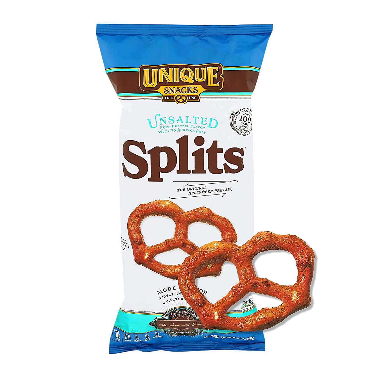 Unique Snacks Unsalted Splits. Delicious. Vegan. Homestyle Baked. Certified OU Kosher and Non-GMO. 11 Ounce Bag (Pack of 6)