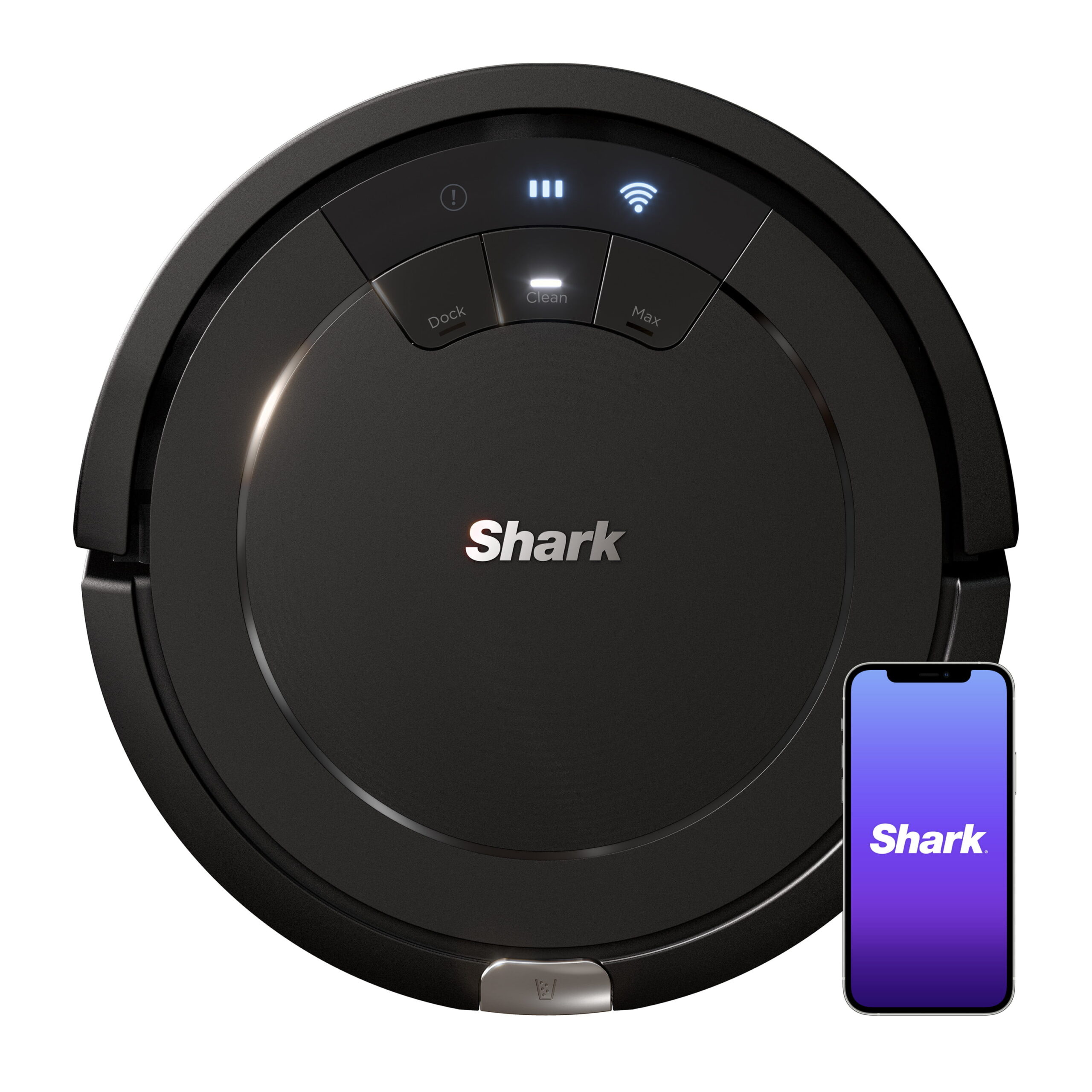 Shark ION Robot Vacuum. Wi-Fi Connected. Works with Google Assistant. Multi-Surface Cleaning. Carpets. Hard Floors. Black (RV754)