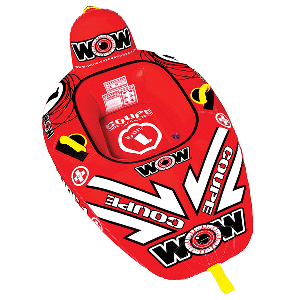 WOW World of Watersports. 15-1020. 1P Coupe Cockpit Towable. Ergonomic Cockpit Seating. 1 Person
