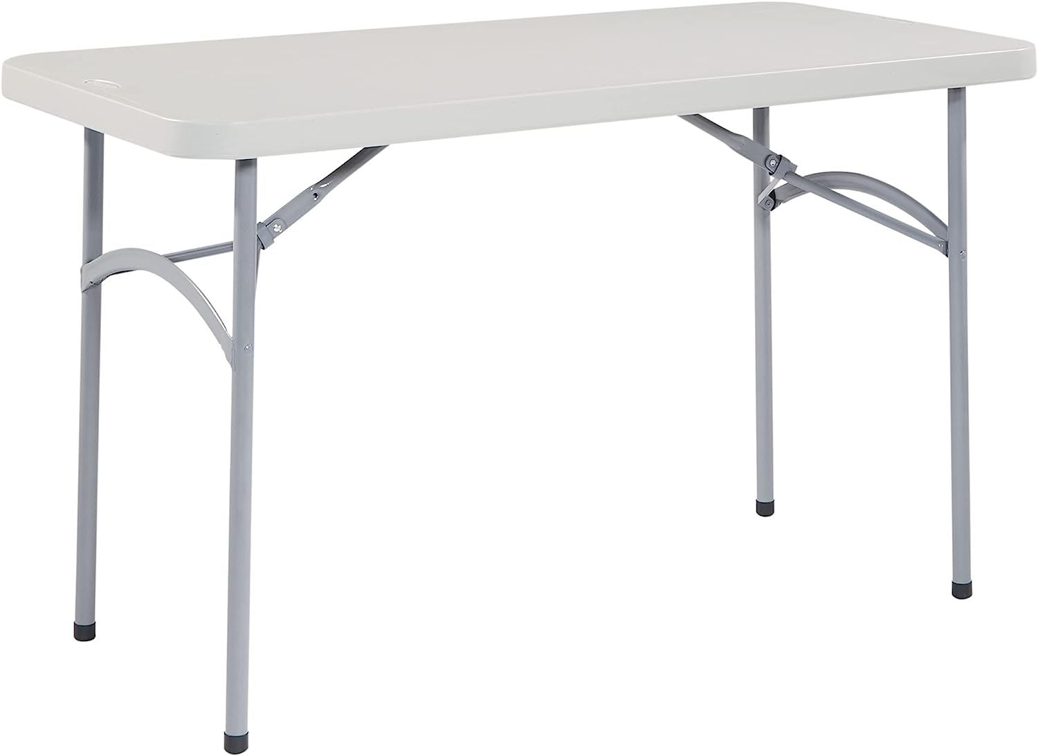 Office Star Resin Multipurpose Rectangle Folding Table for Indoor or Outdoor Use. 4 Feet x 2 Feet