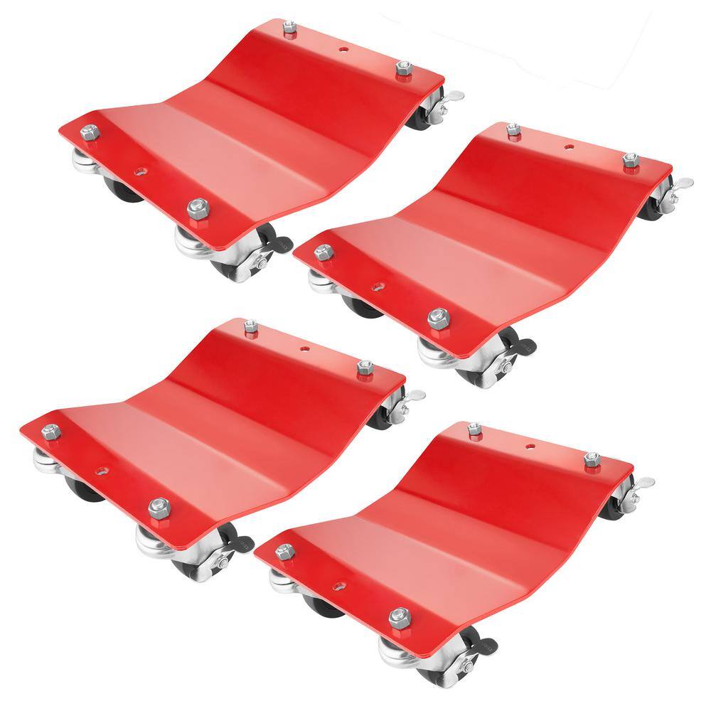 Pentagon Tool HWD630480 1.500 lbs. Capacity Solid Steel Commercial Grade Tire Dolly (4-Pack)