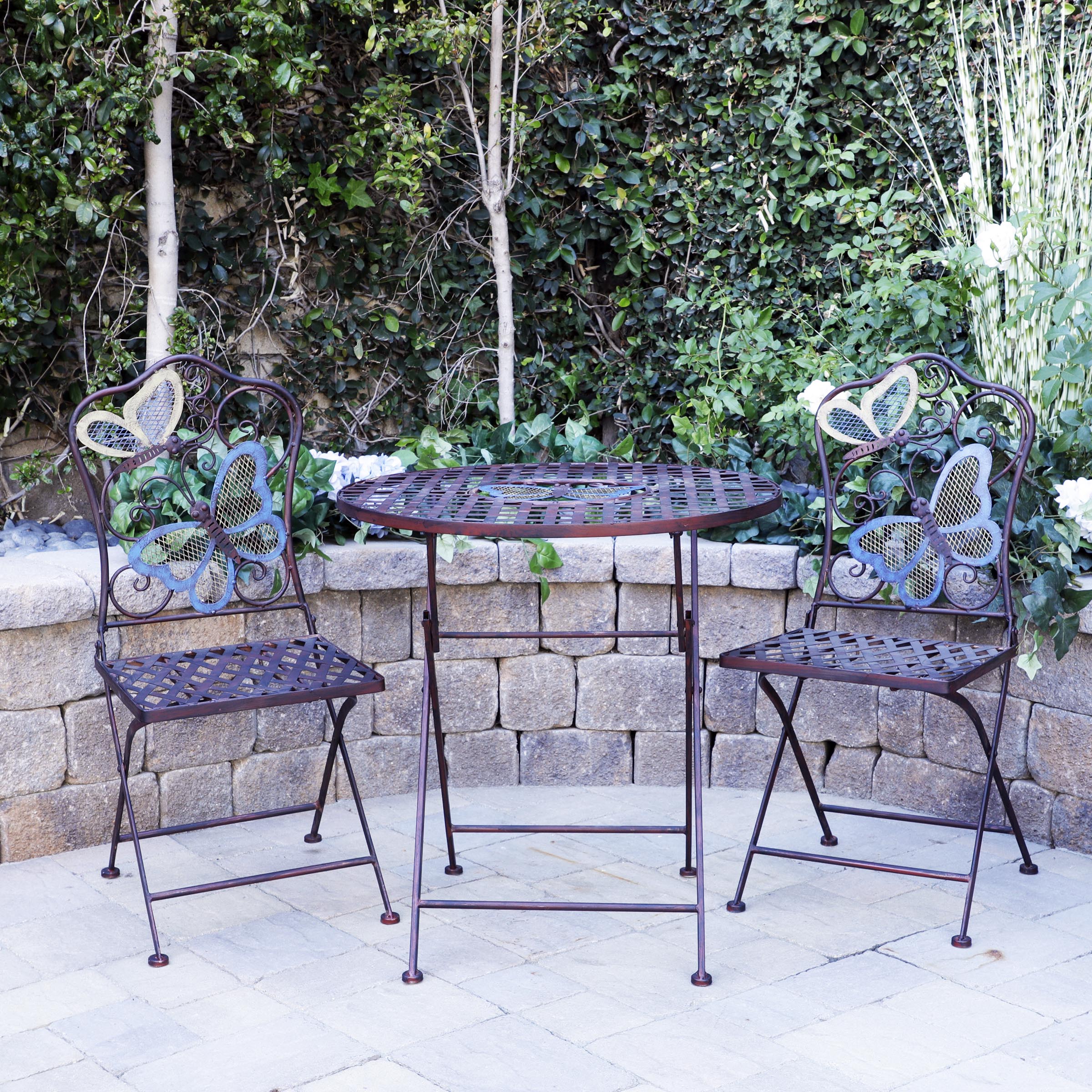 Alpine Corporation 3-Piece Bistro Patio Set