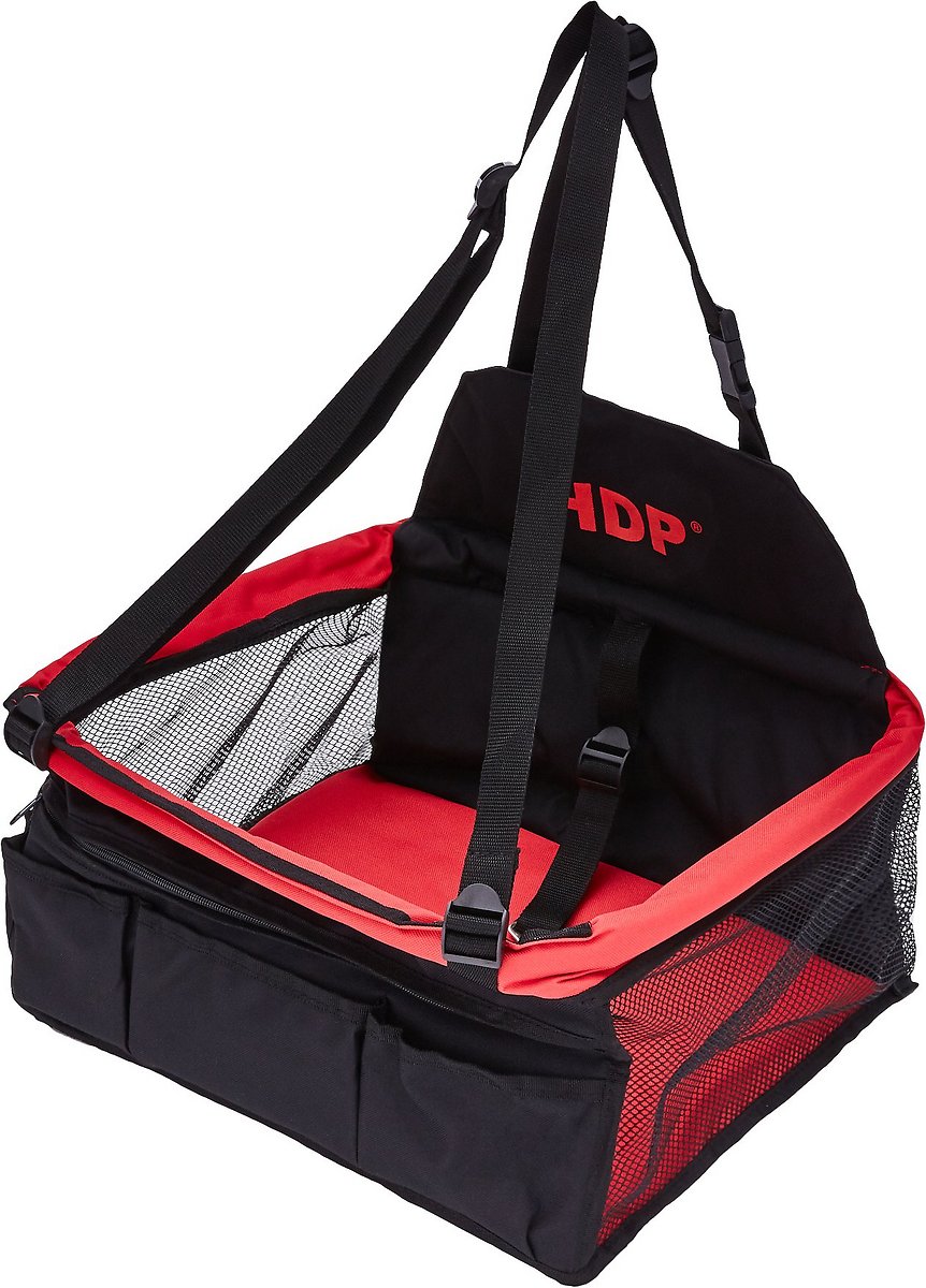 HDP Deluxe Lookout Dog. Cat & Small Animal Booster Car Seat - Red