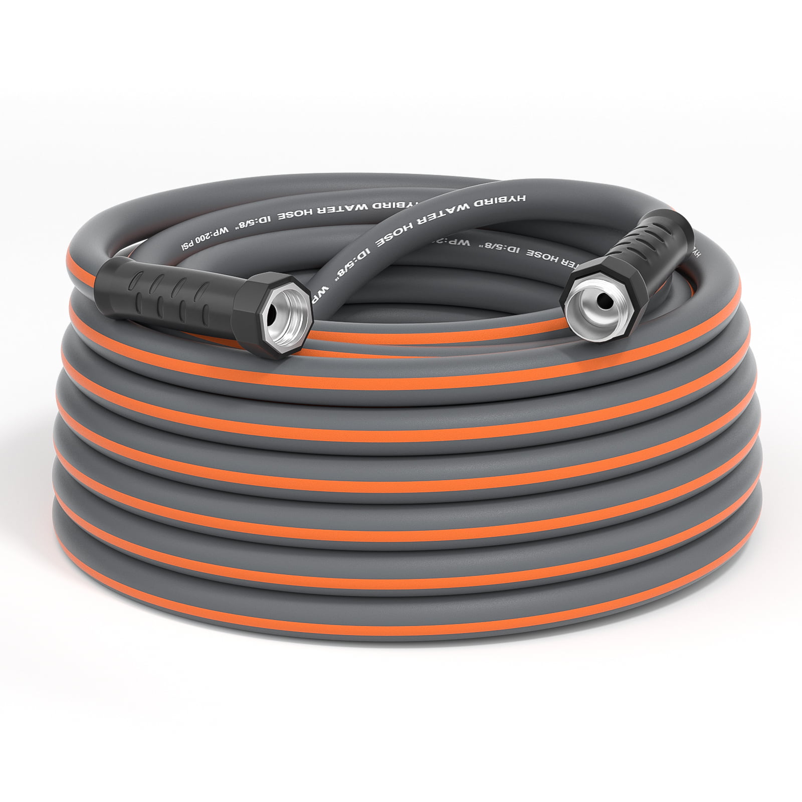 Gardguard Garden Hose 50ft x 5/8″ Heavy Duty. Lightweight Not for Drinking Water. No Nozzle. Black & Red