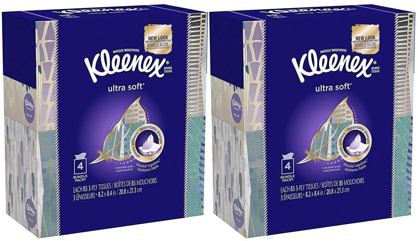 Kleenex Ultra Soft Tissues. 85 Count Each