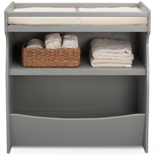 Delta Children Gateway 2-in-1 Changing Table and Storage Unit. Gray