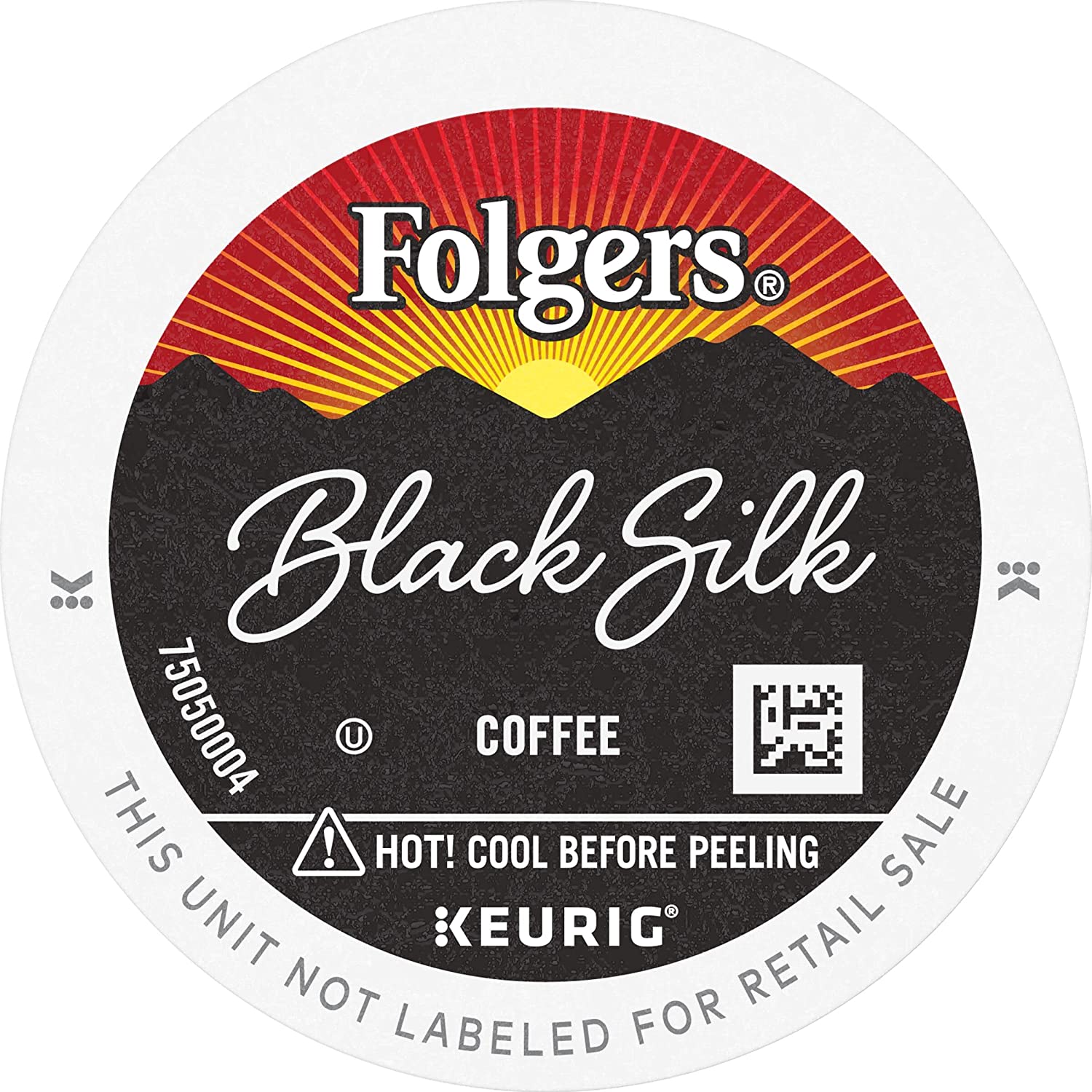 Folgers Black Silk Dark Roast Coffee. 72 Keurig K-Cup Pods