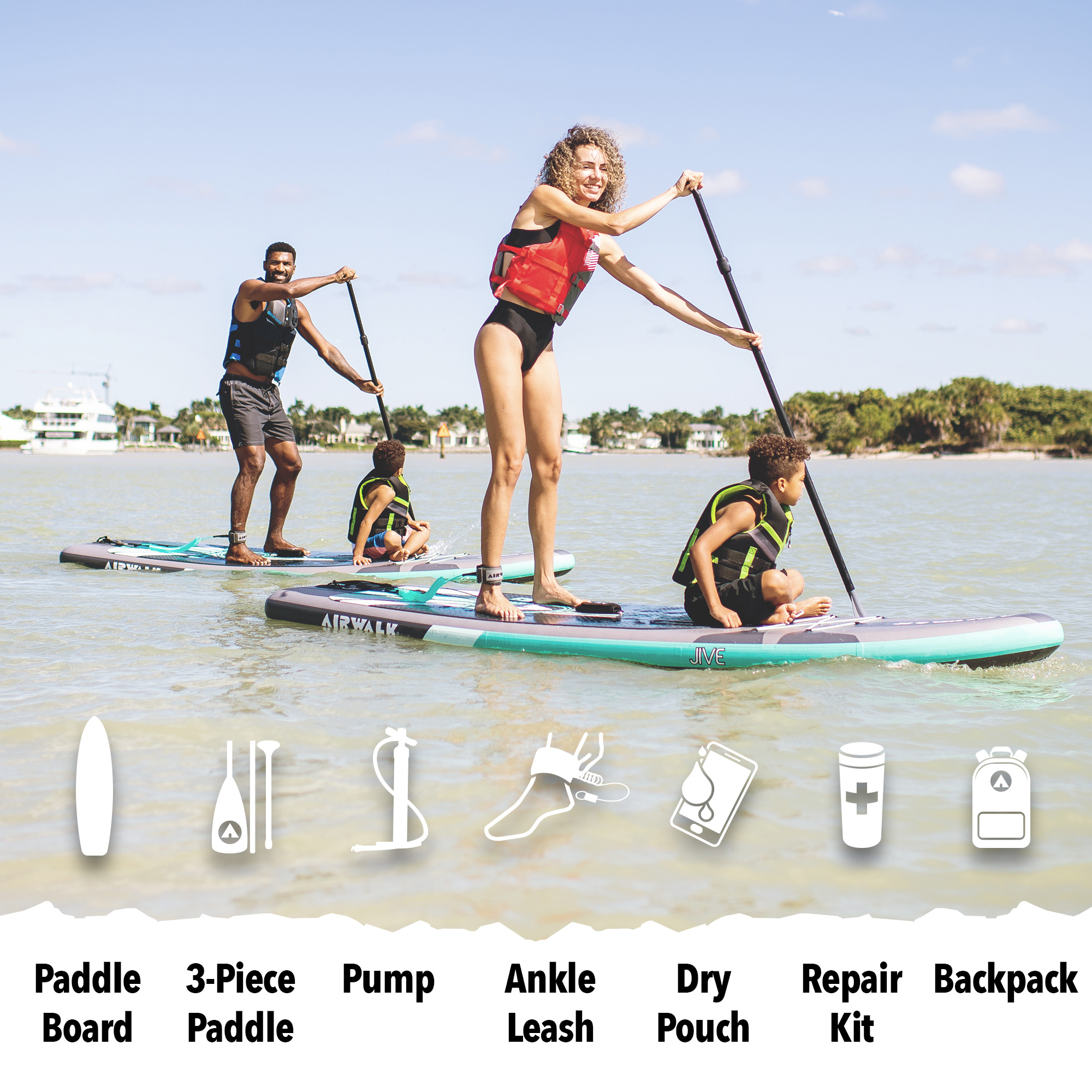 Airwalk Jive Inflatable Stand Up Paddle Board Package