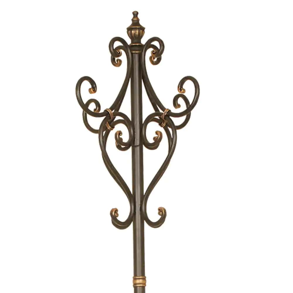 Mario Industries Oil-Rubbed Bronze Scrolled Coat Tree