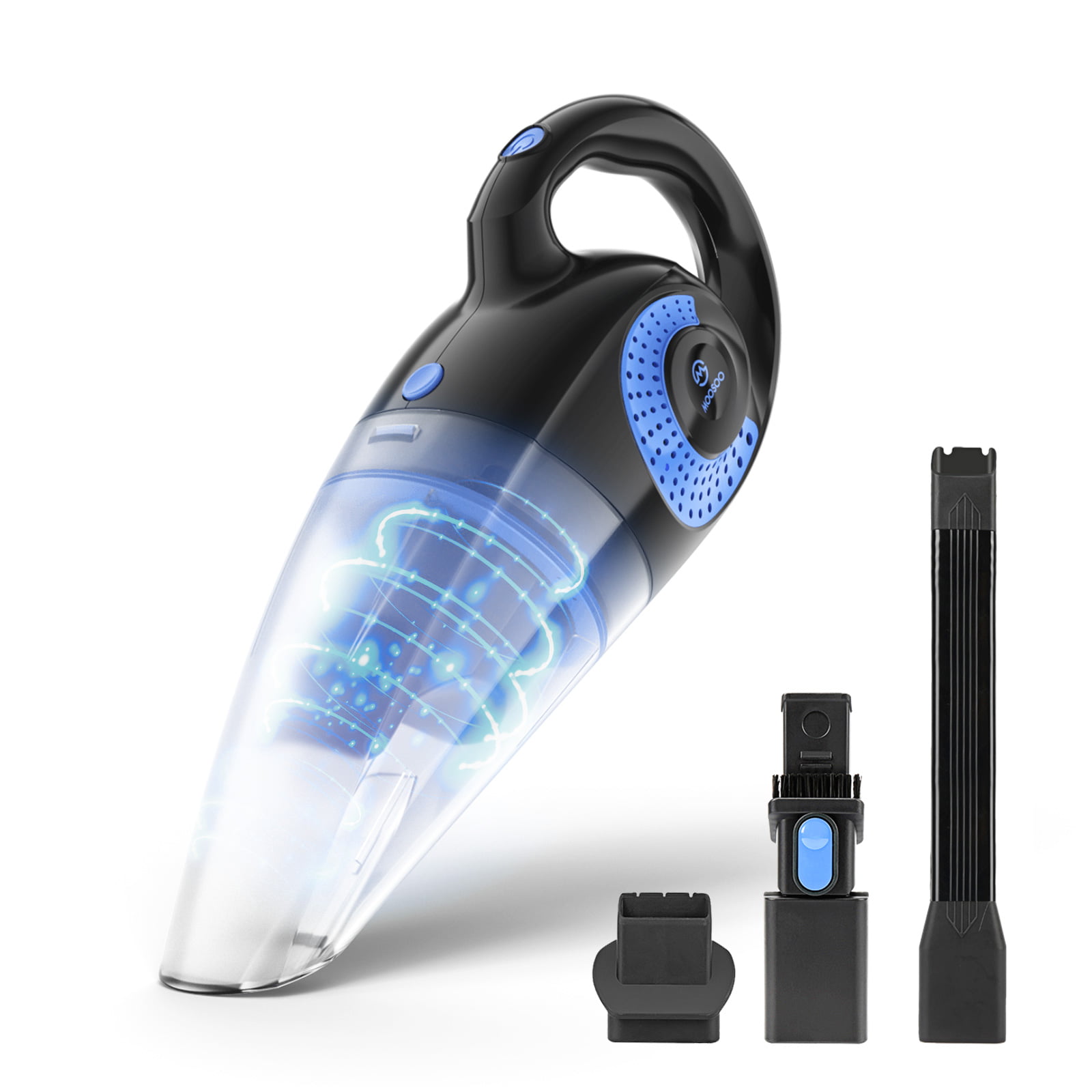 Moosoo Handheld Vacuum. Cordless Wet Dry Hand Vacuum. Rechargeable Handy Vac for Car & Pet Hair - M4