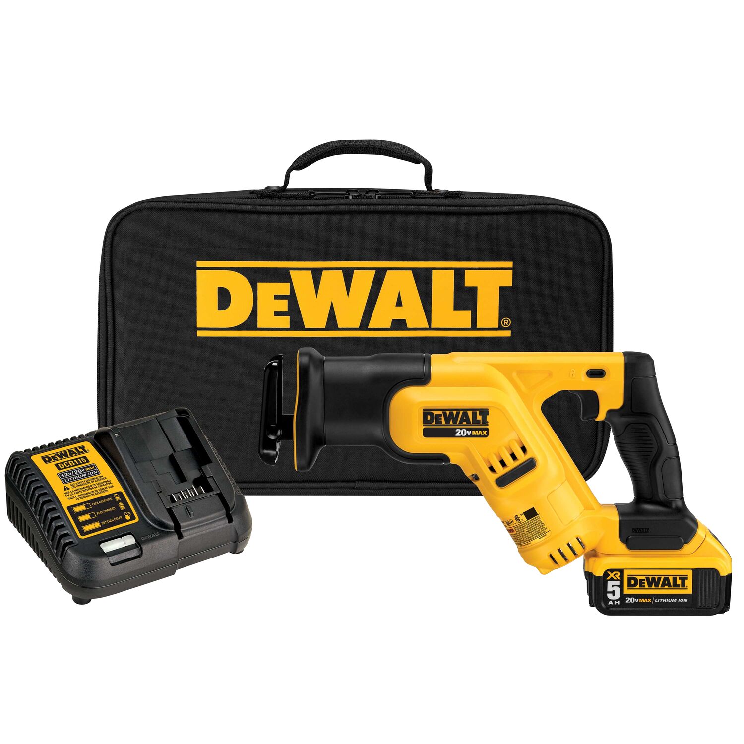DEWALT DCS387P1 20-volt Max Variable Speed Cordless Reciprocating Saw (Charger Included and Battery Included)