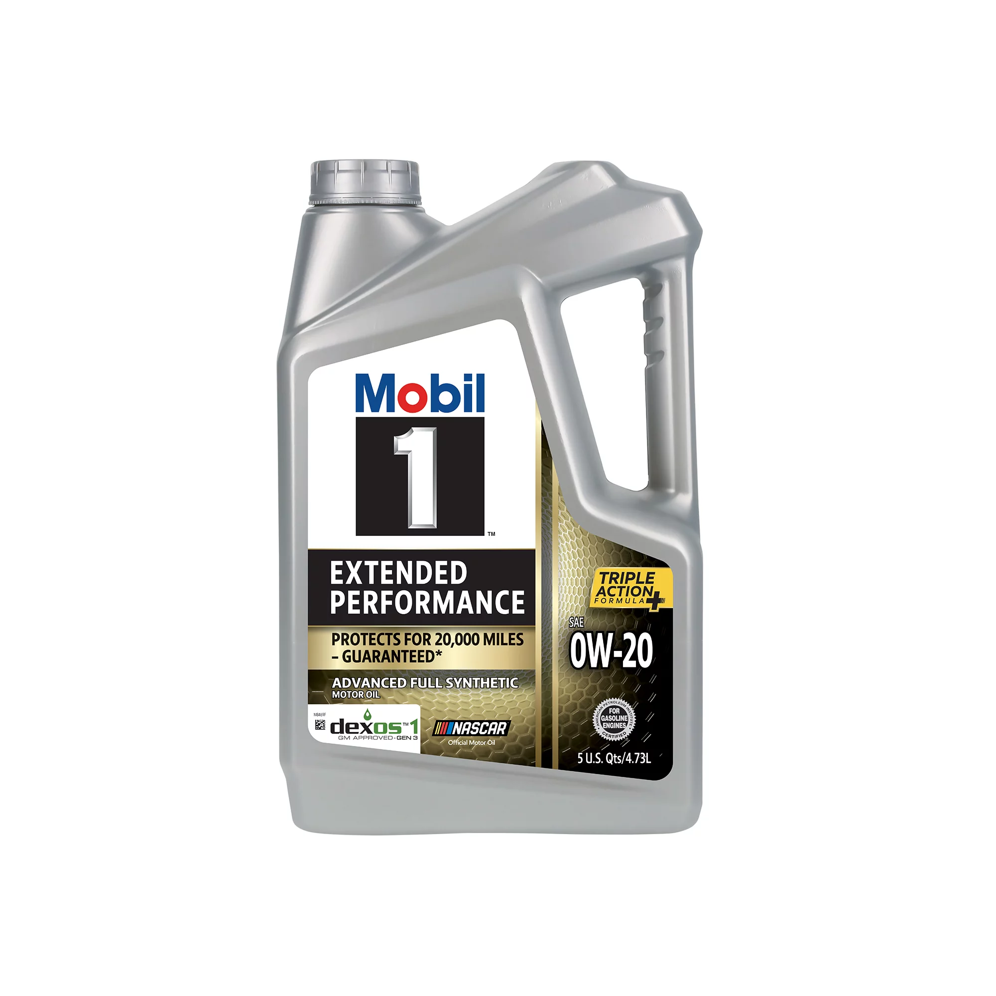 Mobil 1 Extended Performance Full Synthetic Motor Oil 0W-20. 5 qt