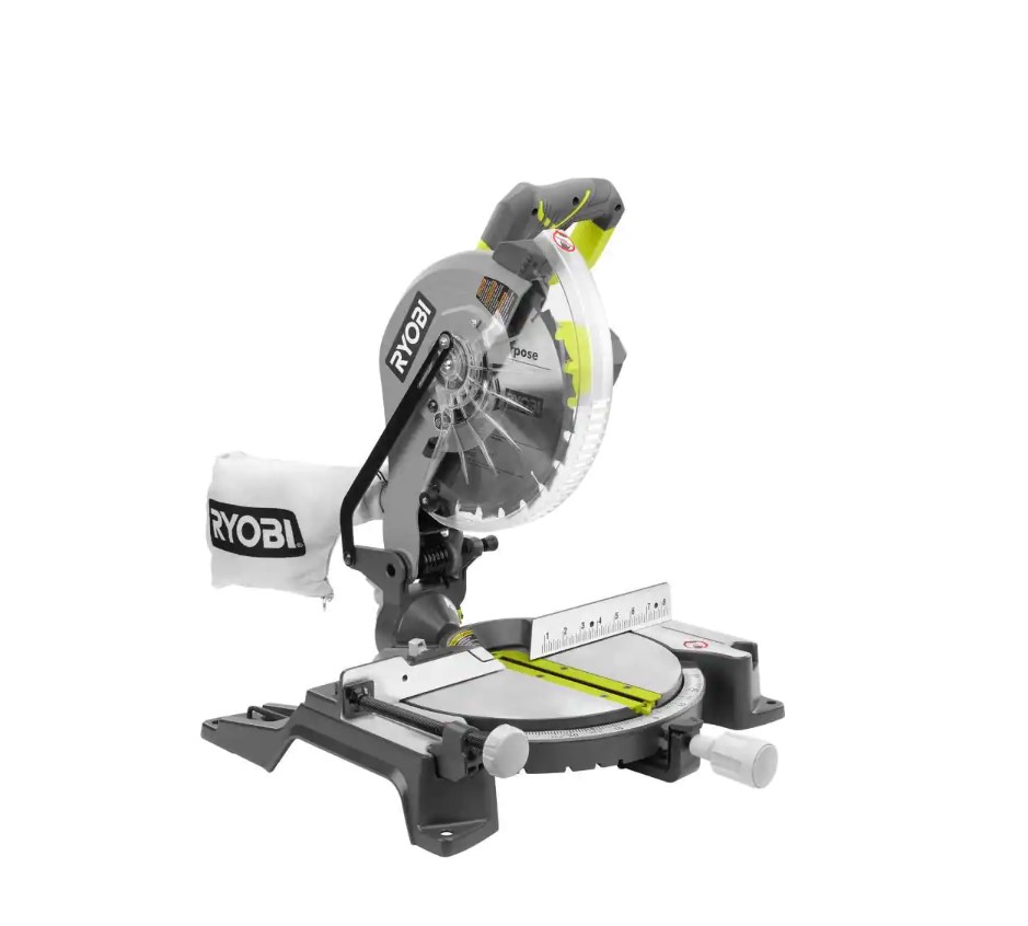 RYOBI Miter Saw TS1346 10 in. Compound with LED