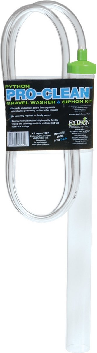 Python Pro-Clean Gravel Washer & Siphon Kit for Aquariums. X-Large (Pack of 1)