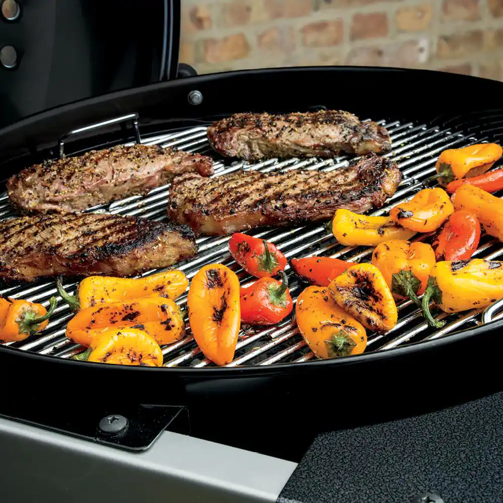 Weber 15301001 22 in. Performer Charcoal Grill in Black with Built-In Thermometer and Storage Rack