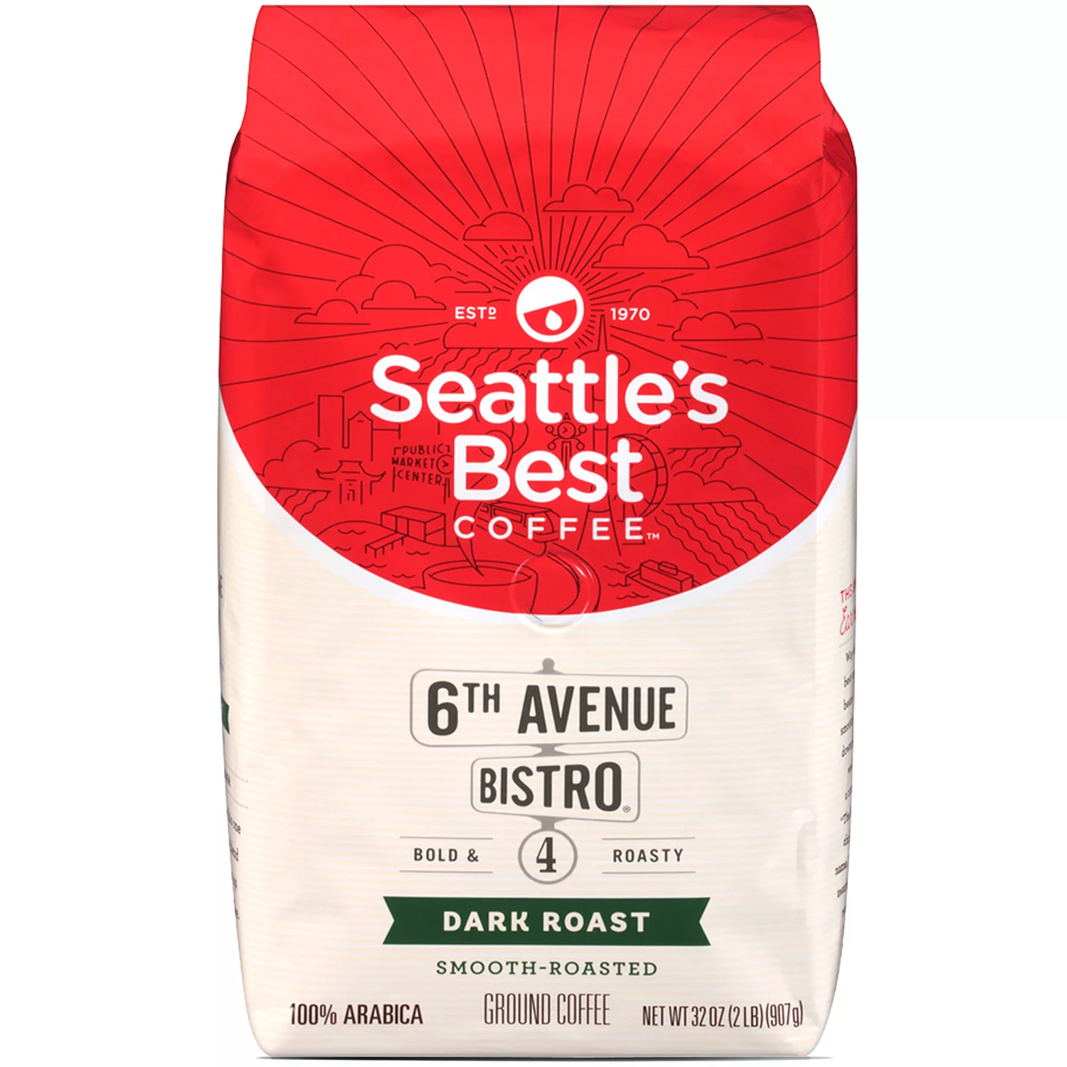 Seattle-s Best Level 4 Ground Coffee (32 oz.)ES