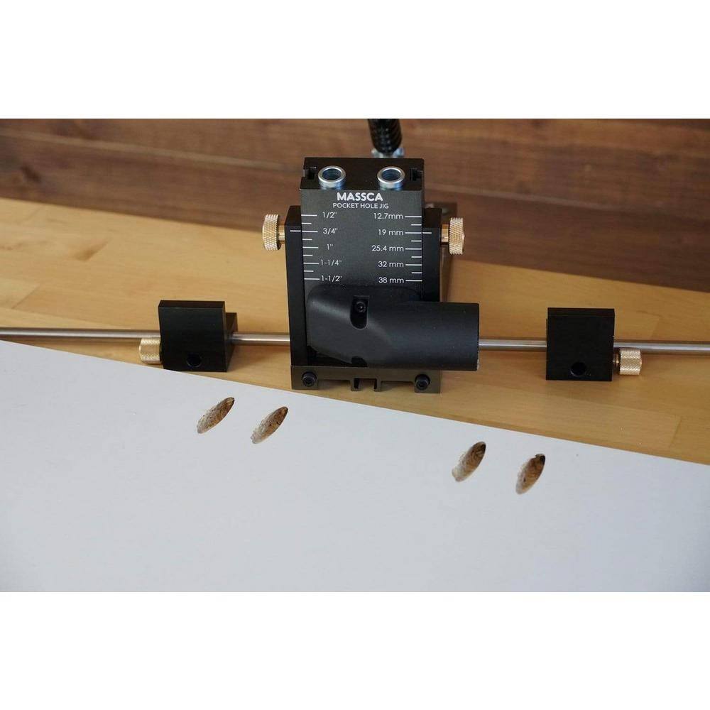 Massca X002PJ0NSJ Aluminum Pocket-Hole Jig System M2 PRO Bundle