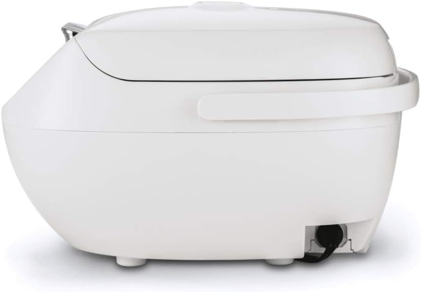 Tiger Corporation JBV-A18U 10-Cup Micom Rice Cooker and Warmer with Tacook Plate. White