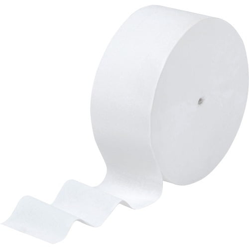 Scott Essential Coreless JRT. Septic Safe. 1-Ply. White. 2300 ft. 12 Rolls/Carton -KCC07005