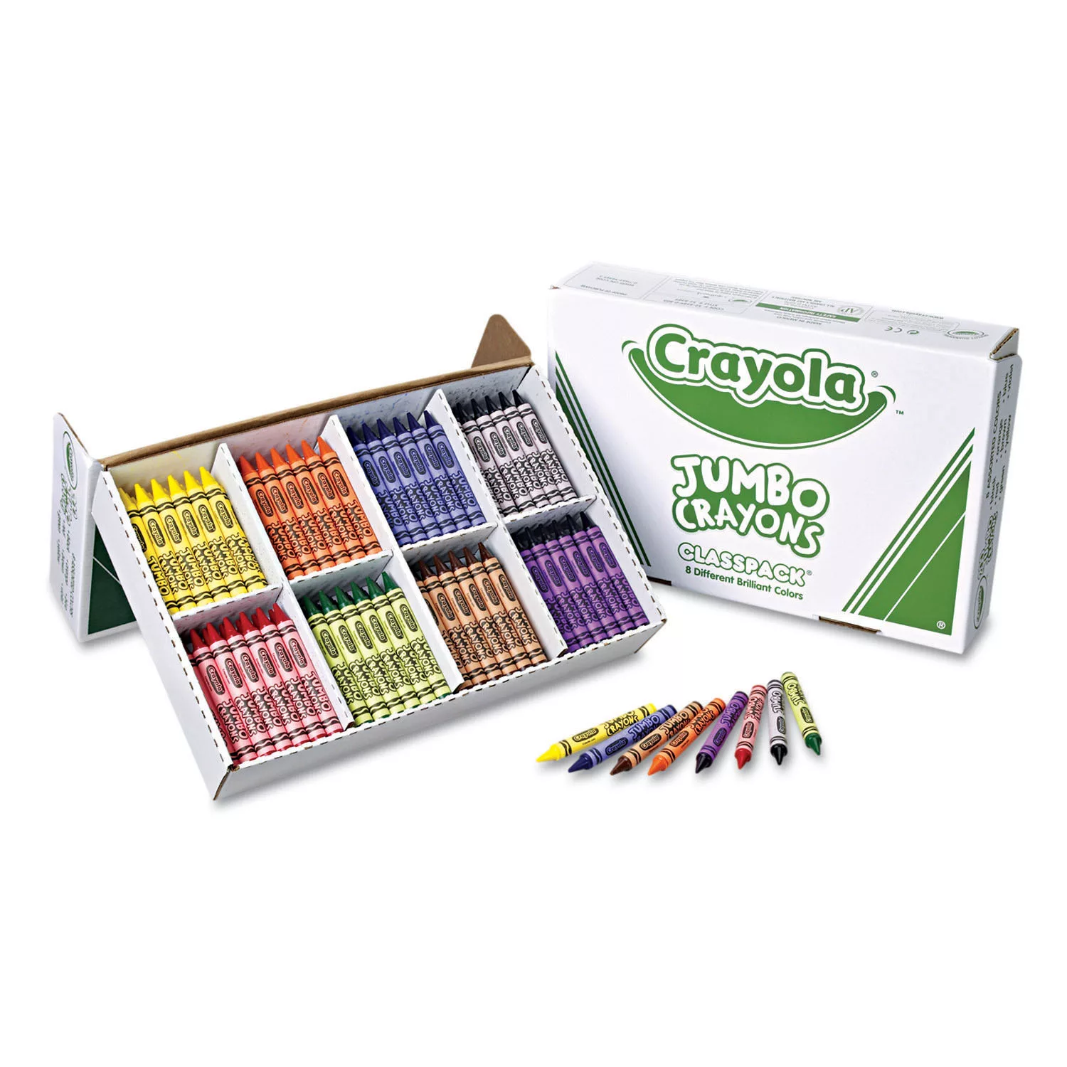 Crayola Jumbo Classpack Crayons. 25 Each of 8 Colors (200/set)