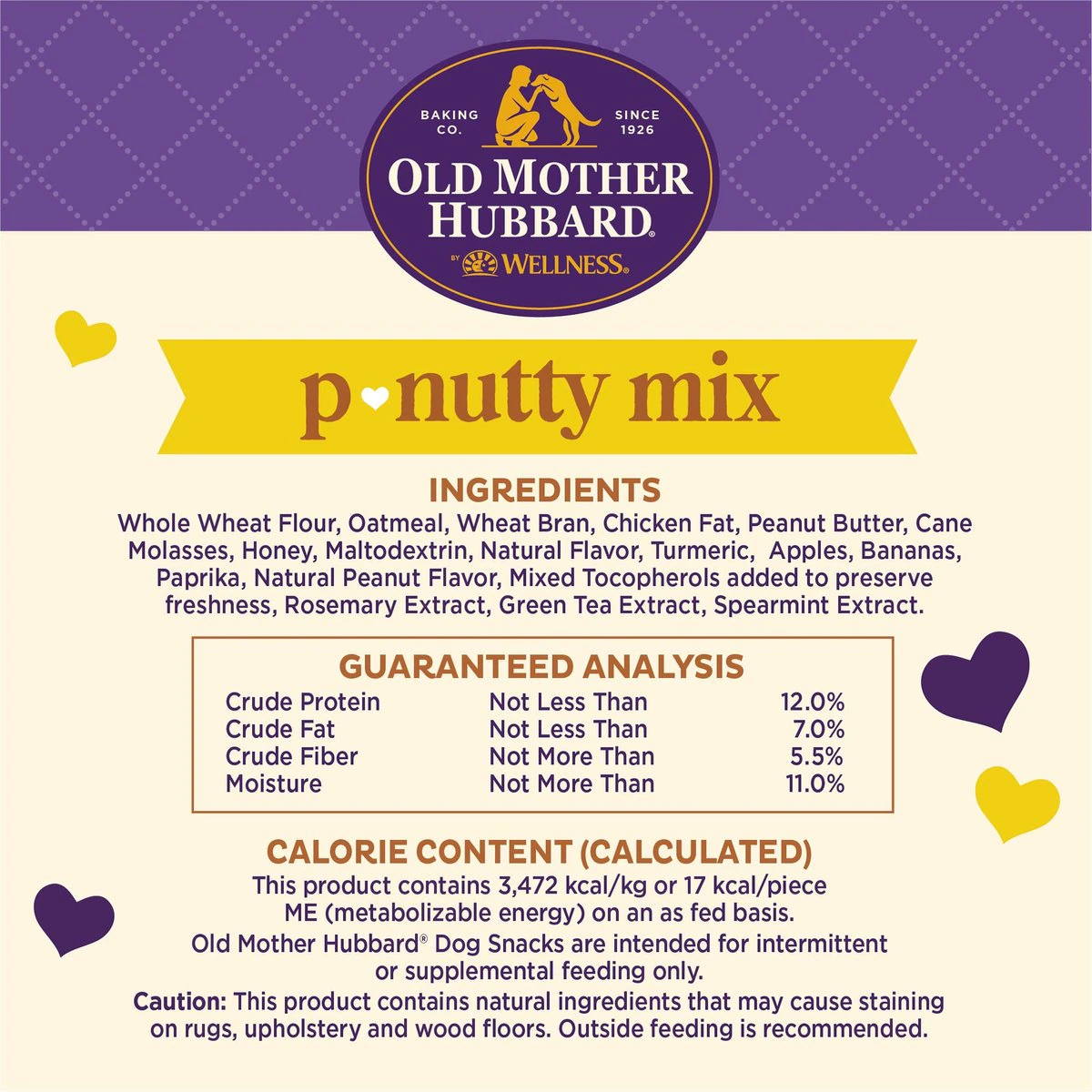 Old Mother Hubbard P-Nutty Assorted Flavors Biscuits Baked Dog Treats. 20-lb box