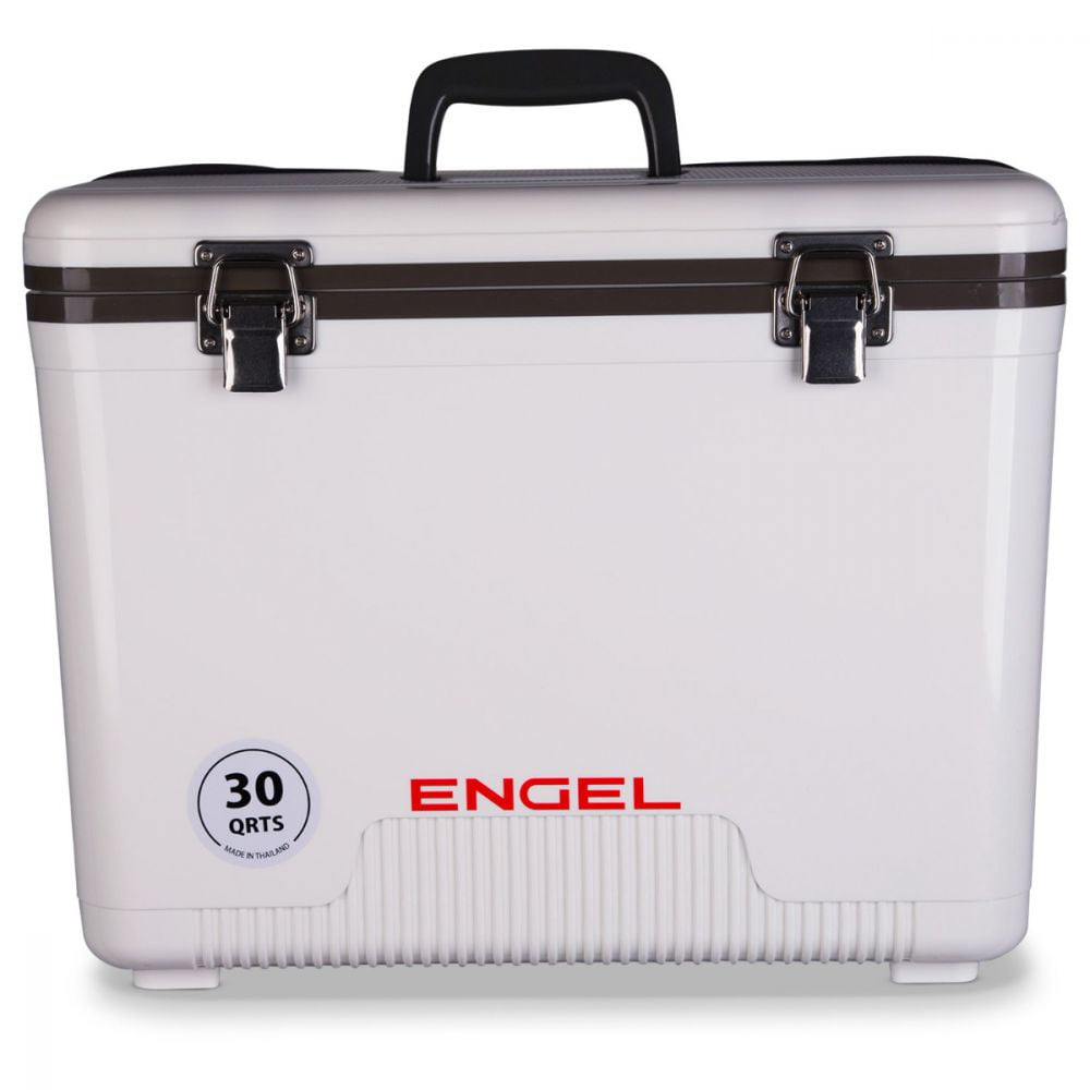 Engel 30 qt. Hard Sided Ice Chest Cooler. White
