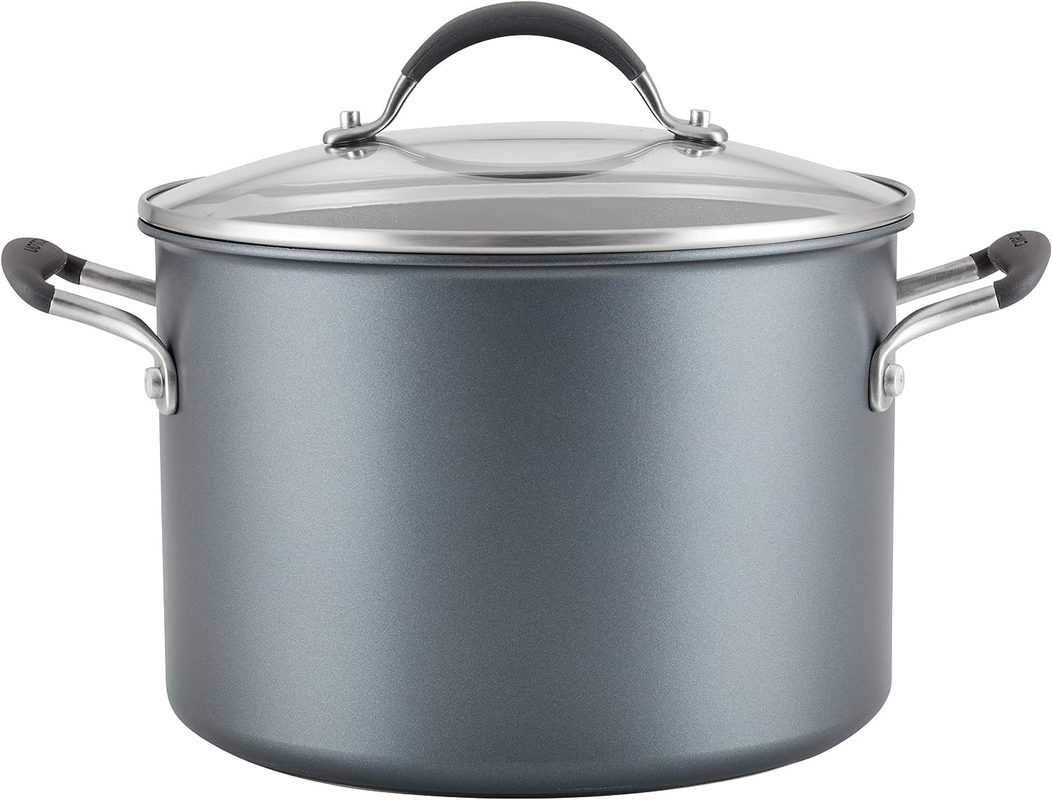 Circulon A1 Series with ScratchDefense Technology Nonstick Induction Stockpot with Lid. 8 Quart. Graphite