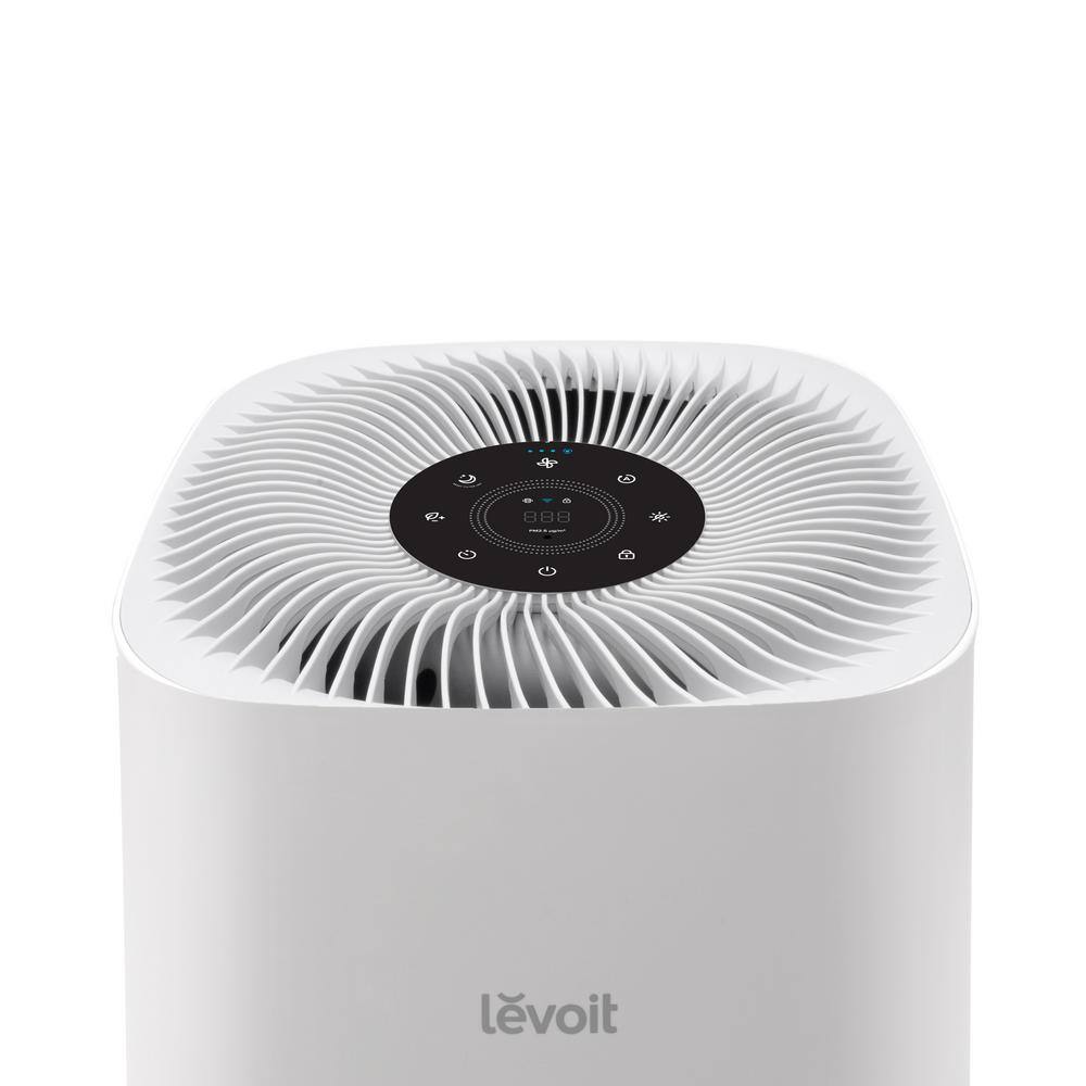 LEVOIT HEAPAPLVSUS0097A PlasmaPro 600S Smart 635 sq.ft. Black Panel True HEPA Air Purifier