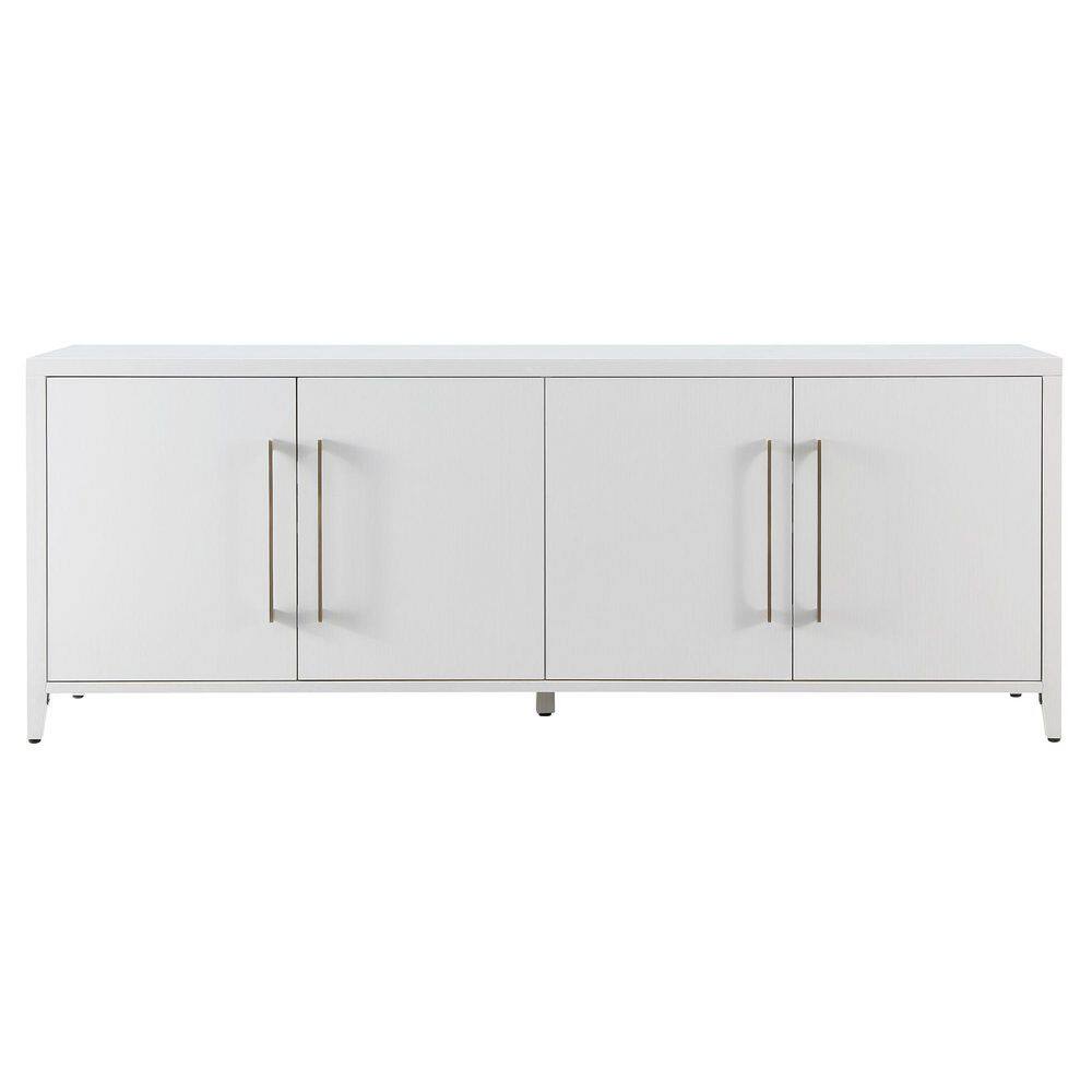 Meyer&Cross  Jasper 68 in. White TV Stand Fits TV-s up to 75 in.