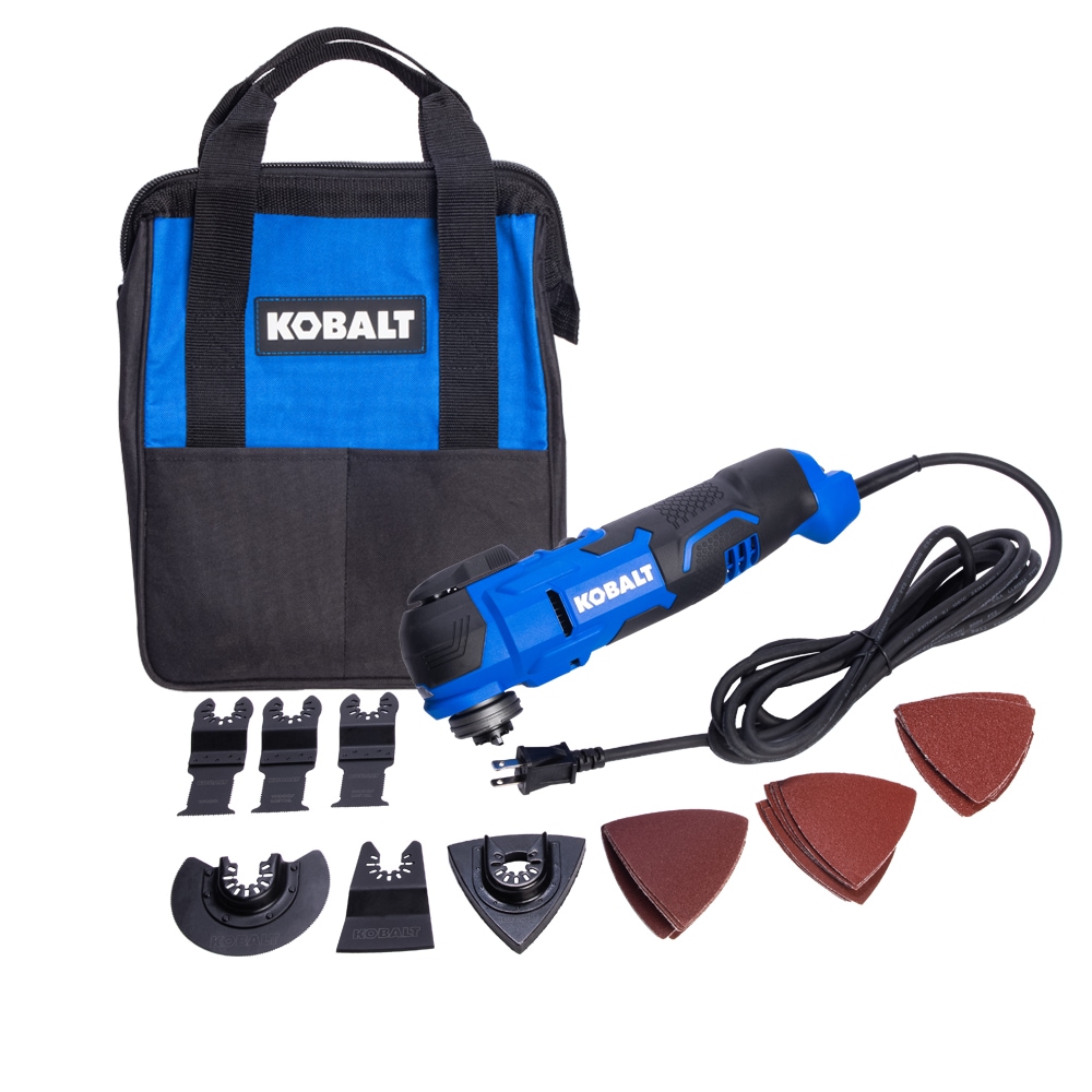 Kobalt Corded 4-Amp Variable Speed Oscillating Multi-Tool Kit with Soft Case